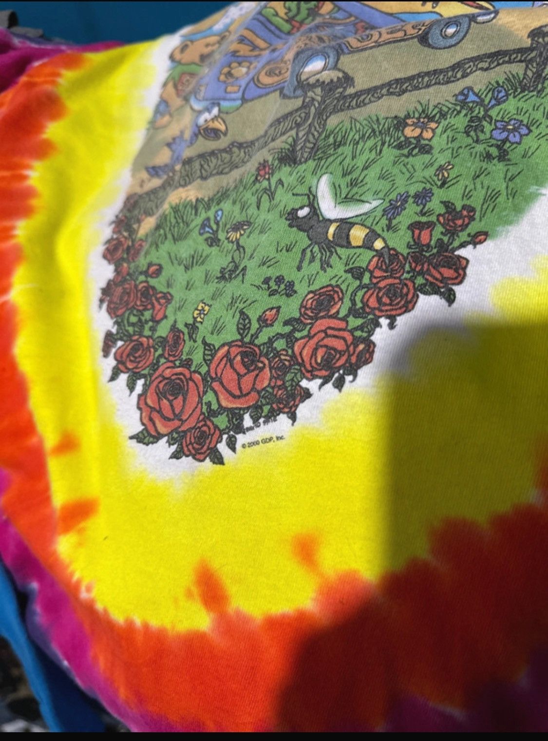 Liquid Blue Rare Grateful Dead Summer Tour 2000 Liquid Blue tie dye tee Size US S / EU 44-46 / 1 - 6 Thumbnail