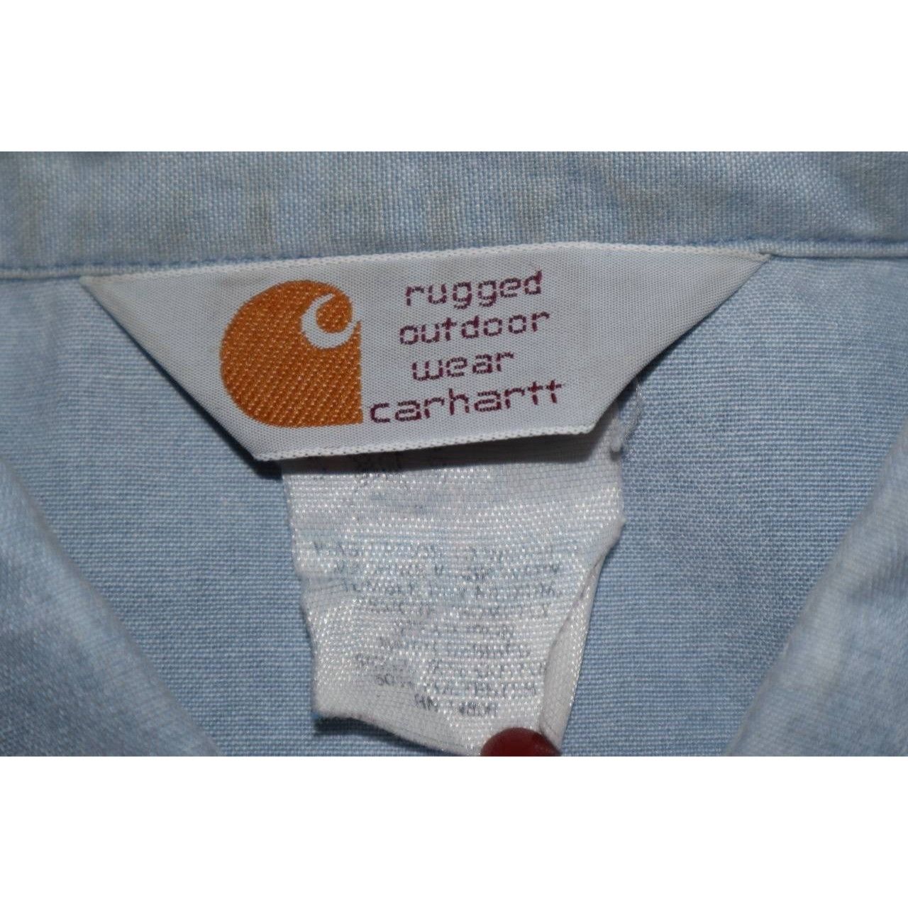 Carhartt Lot 3 Carhartt Workwear Shirts Small Long Sleeve Button Down Size US S / EU 44-46 / 1 - 2 Thumbnail