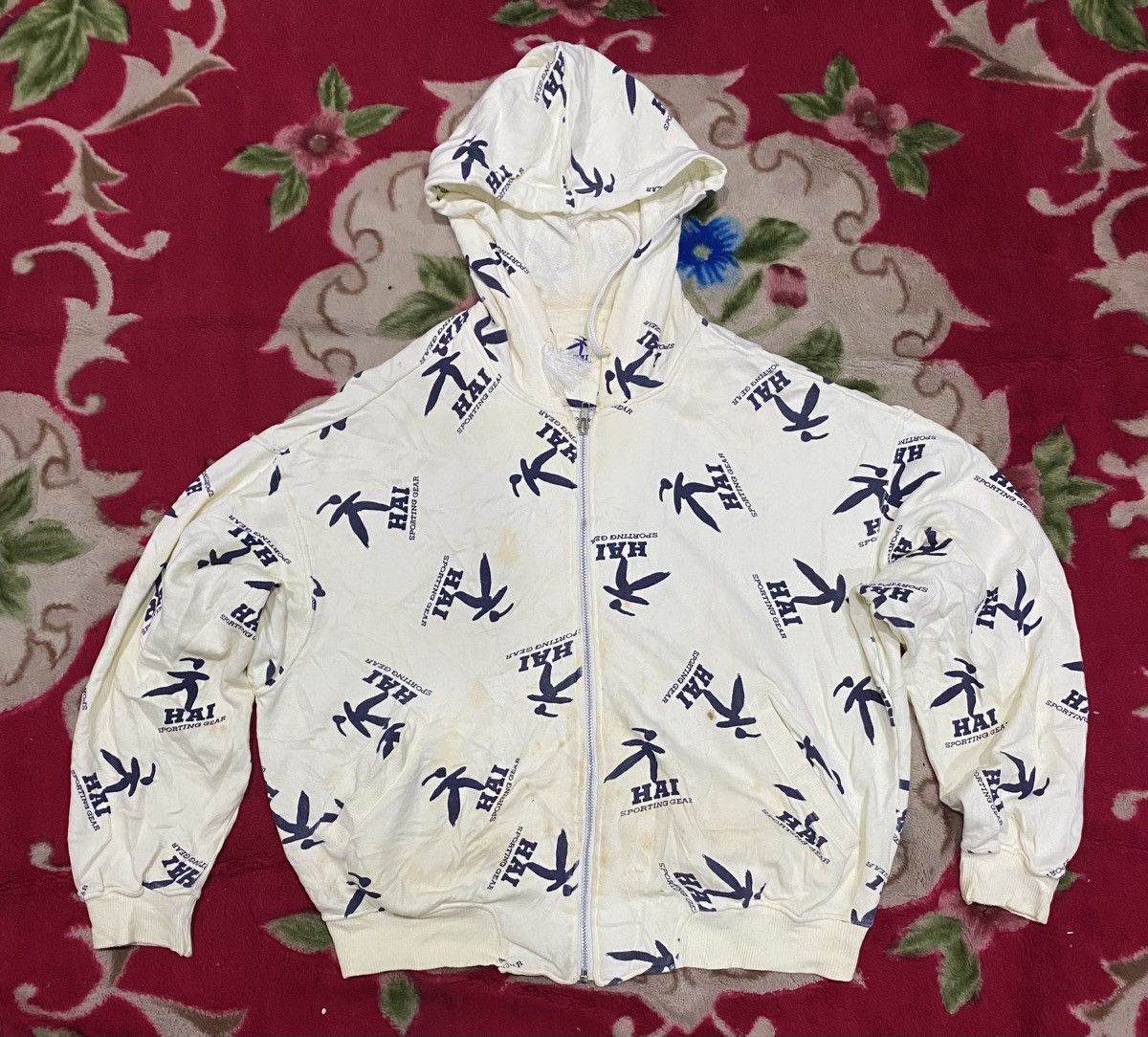 Hai Sporting Gear Vintage 80s Hai Sporting Gear By Issey Miyake Hoodie Size US L / EU 52-54 / 3 - 1 Thumbnail