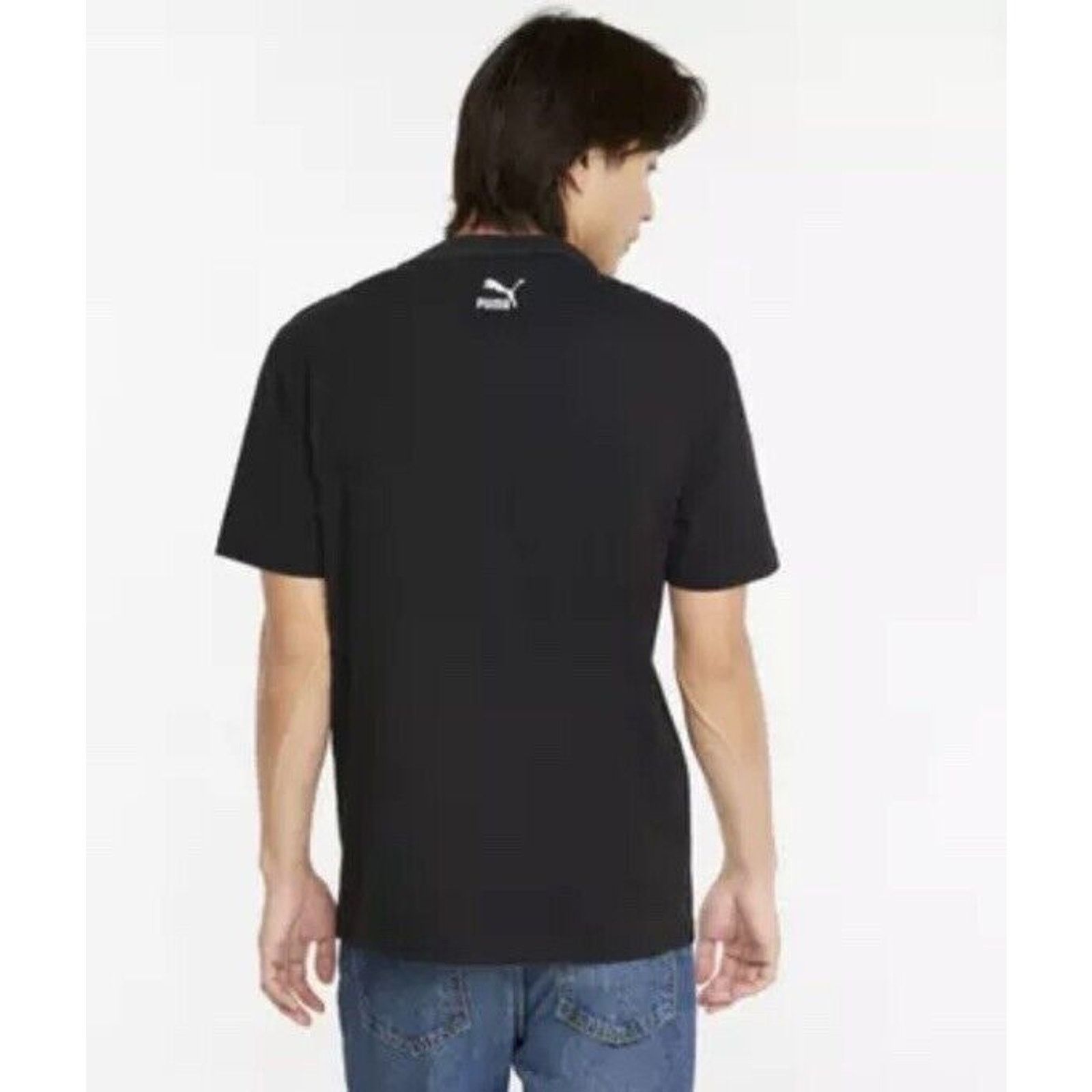 Puma Puma Tennis Club Court Graphic tee t-shirt Rare Pint NWT $65 Size US M / EU 48-50 / 2 - 4 Thumbnail