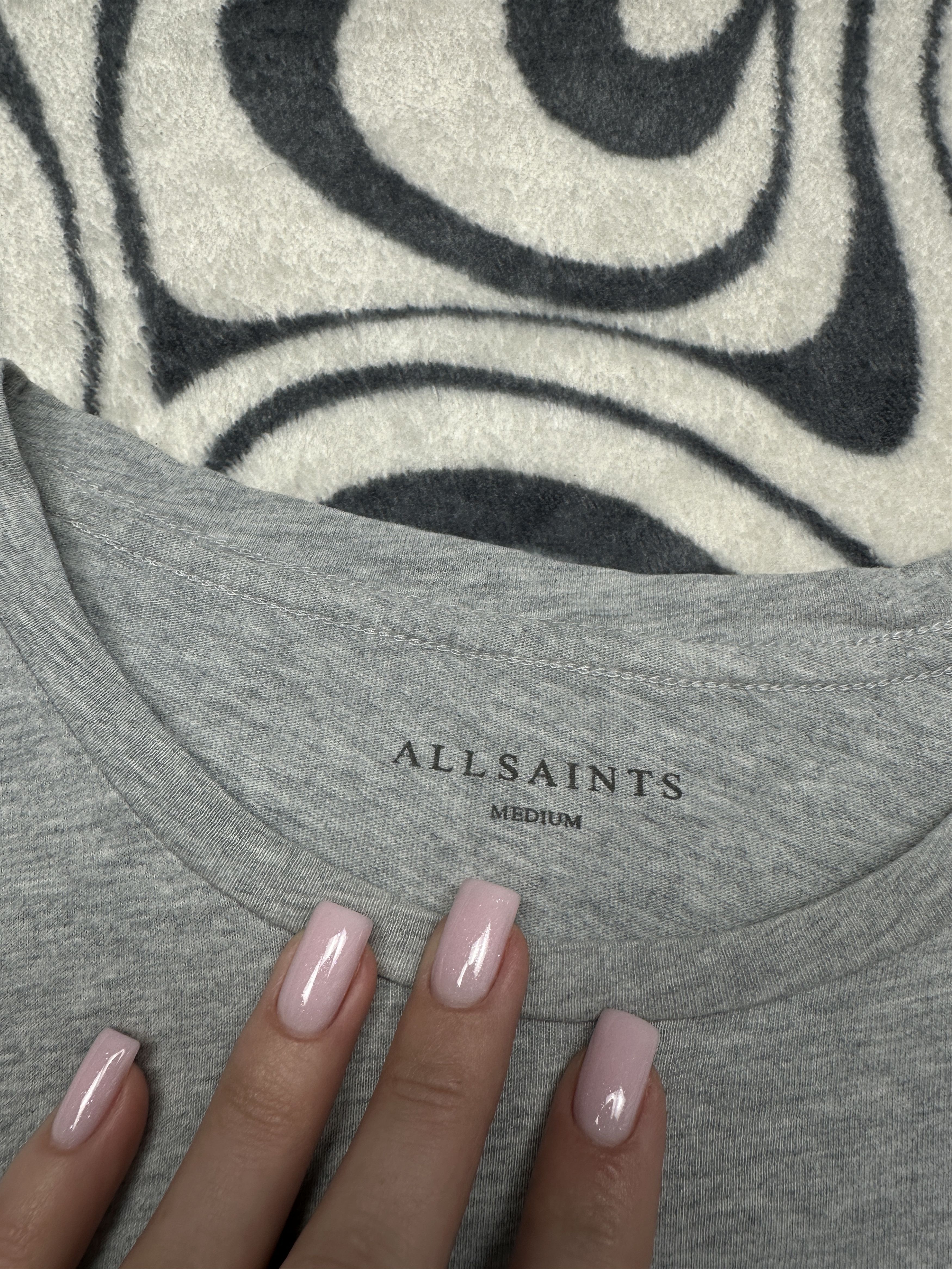 Allsaints Allsaints Mens Brace Tonic Crew Neck T-Shirt Tee Size US M / EU 48-50 / 2 - 4 Thumbnail
