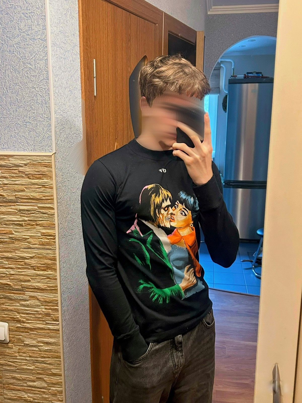 Off-White Off-White “Vampire Kiss” Impressionism Arrows LongSleeve Size US S / EU 44-46 / 1 - 18 Thumbnail