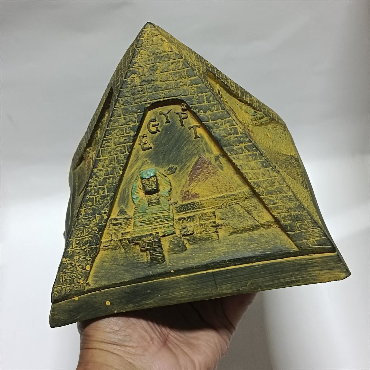Other Ancient Egyptian pyramid statue with Sphinx and symbols Size ONE SIZE - 1 Thumbnail