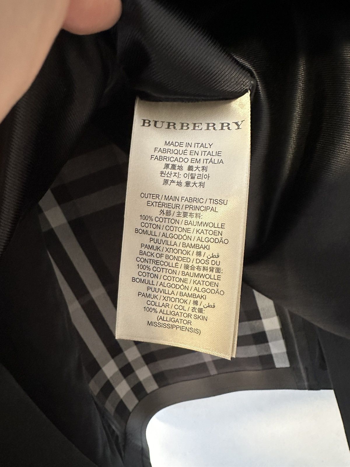 Burberry Alligator leather and mink fur jacket size 48 Size US M / EU 48-50 / 2 - 6 Thumbnail