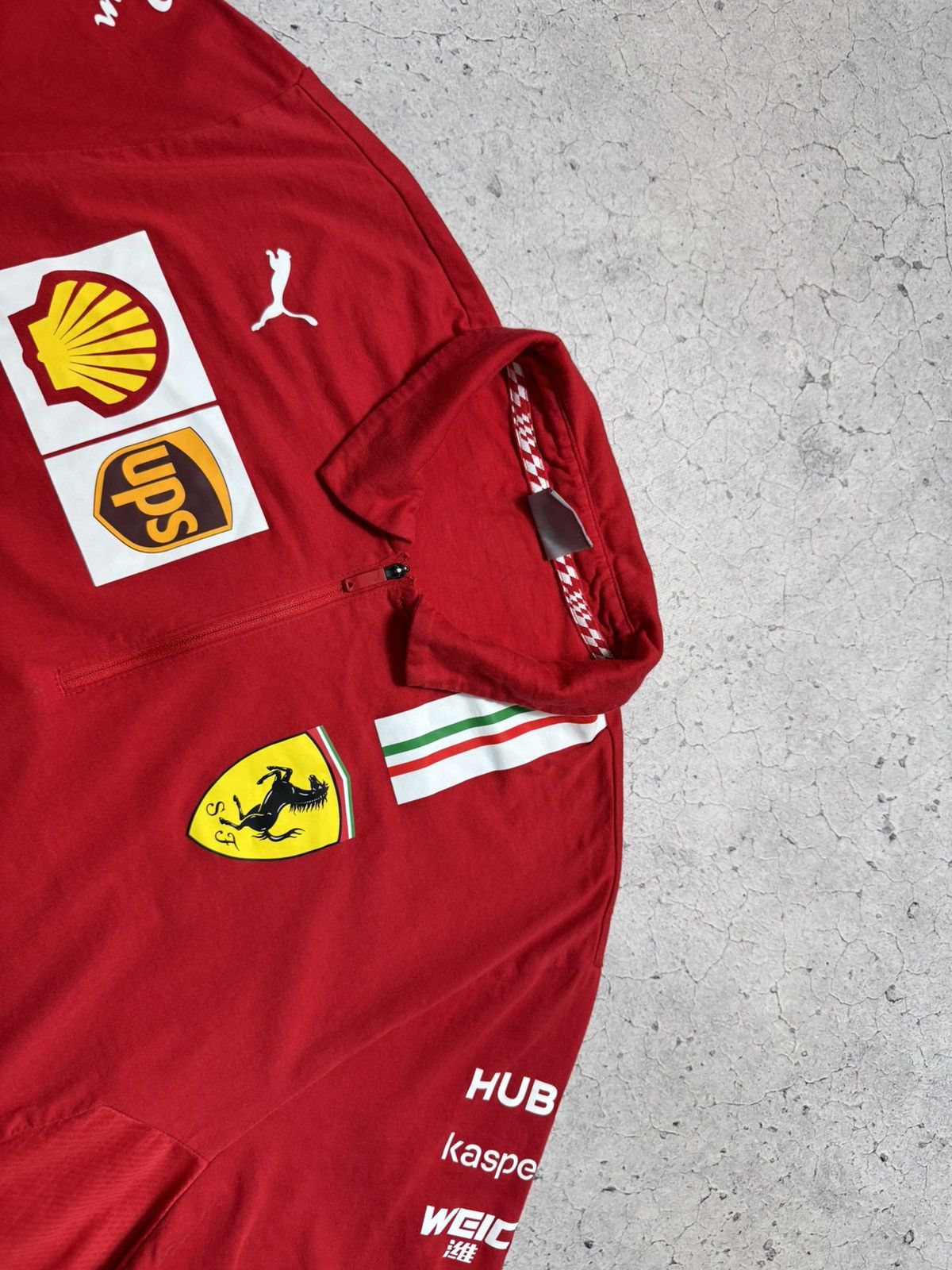 Ferrari × Puma Puma Ferrari Pirelli Racing Polo Shirt Vintage Size US XL / EU 56 / 4 - 5 Thumbnail