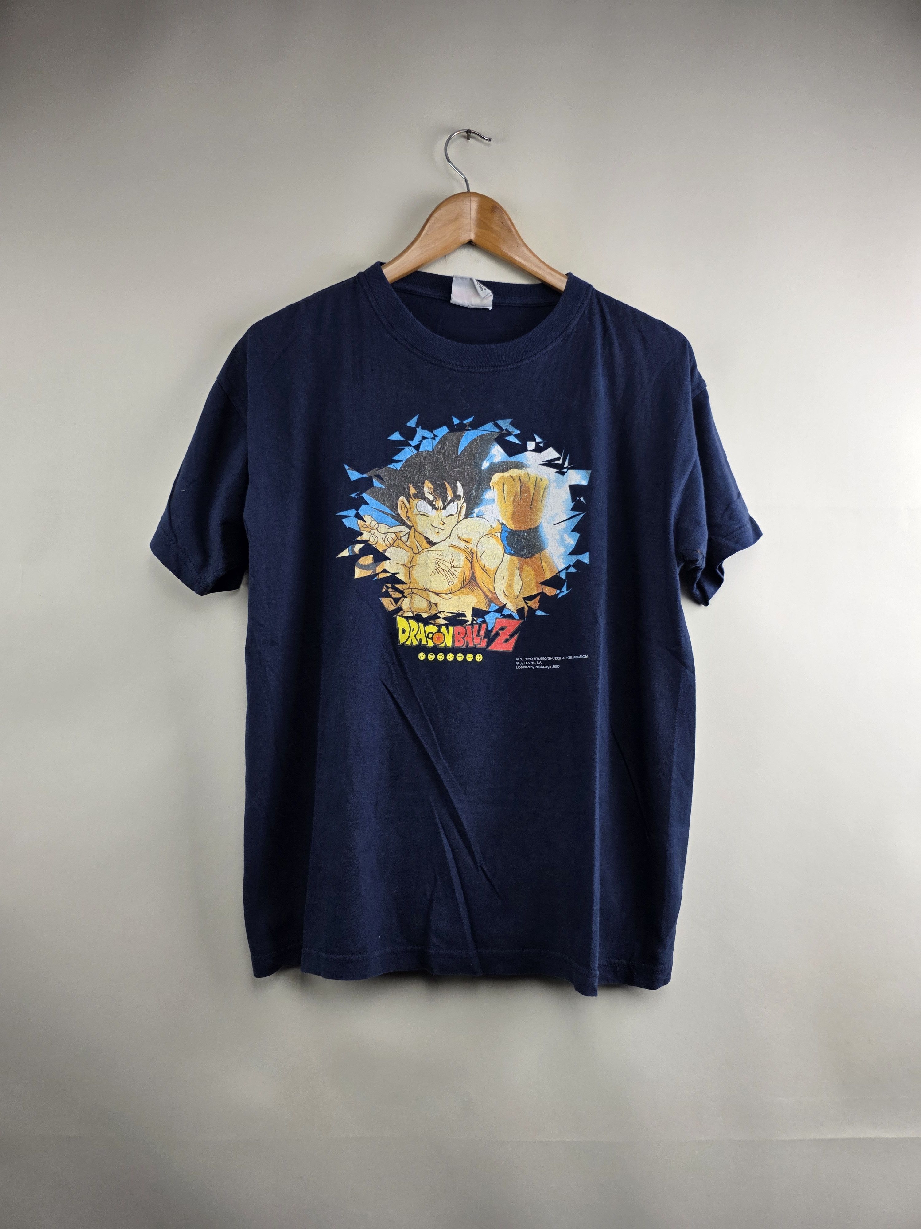 Anime × Japanese Brand × Vintage 2000 Dragon Ball Z Goku Anime Tee M 21" 25.5" Size US M / EU 48-50 / 2 - 1 Thumbnail