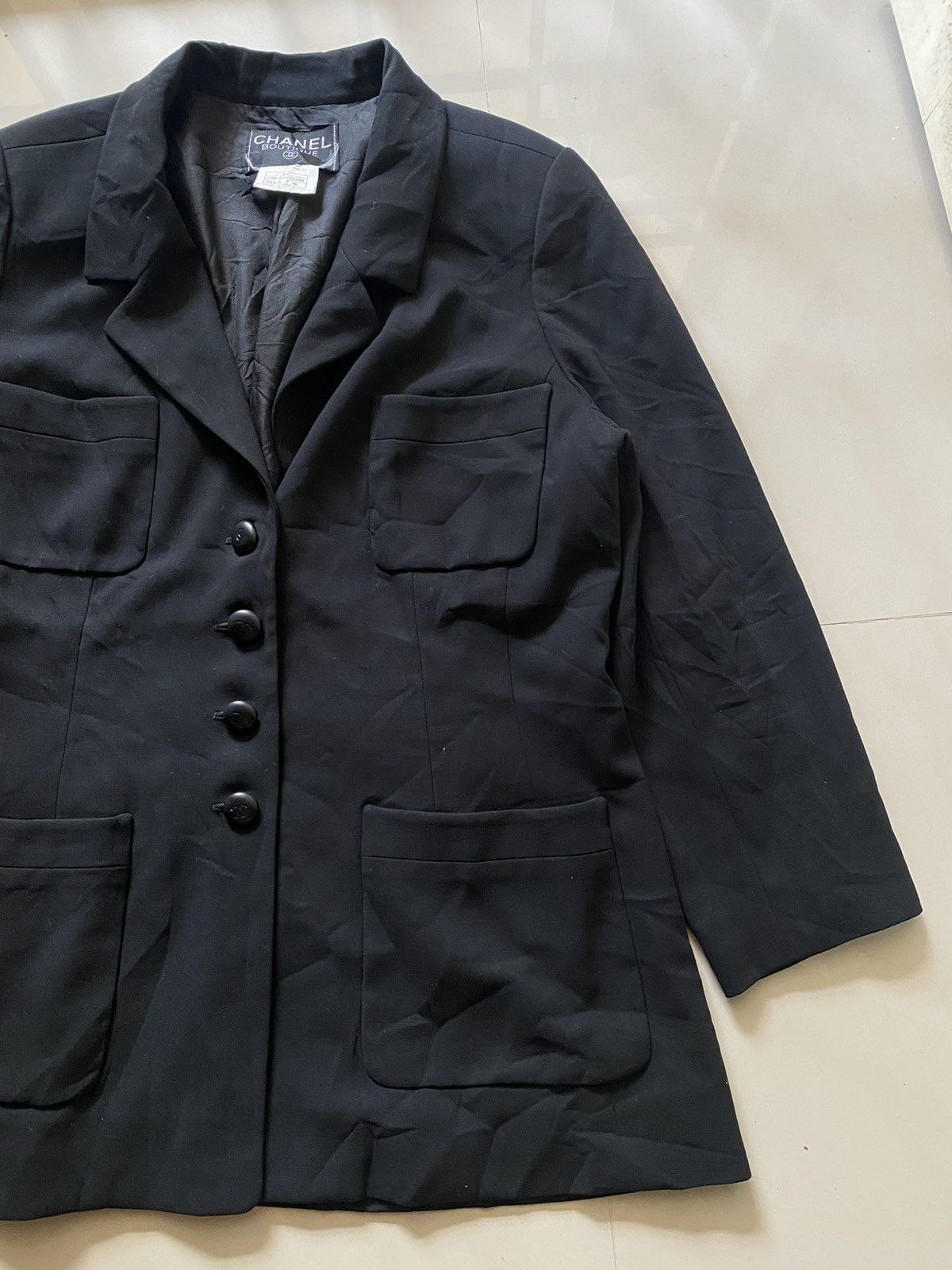 Chanel vintage ‘97 couture Chanel wool blazer Size US S / EU 44-46 / 1 - 8 Thumbnail