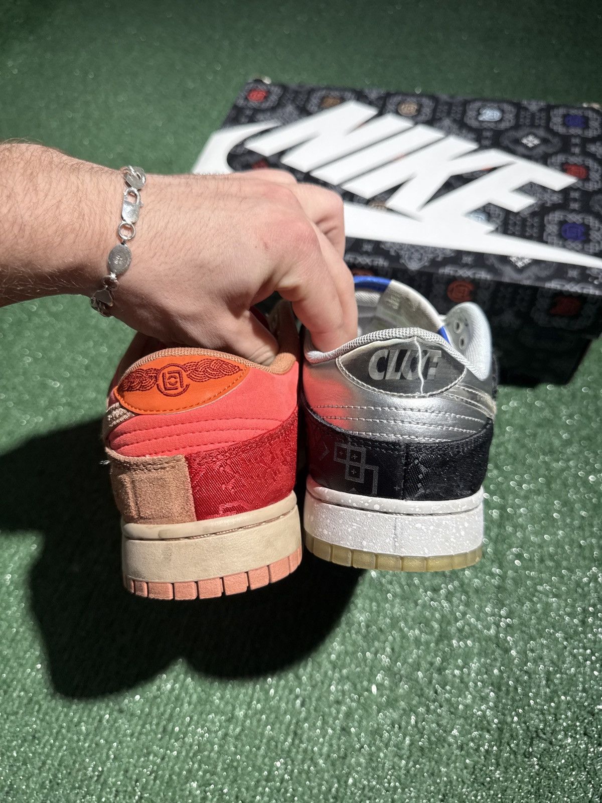 CLOT × Nike Nike dunk low Clot Sp What The CLOT size 9.5 Size US 9.5 / EU 42-43 - 4 Thumbnail