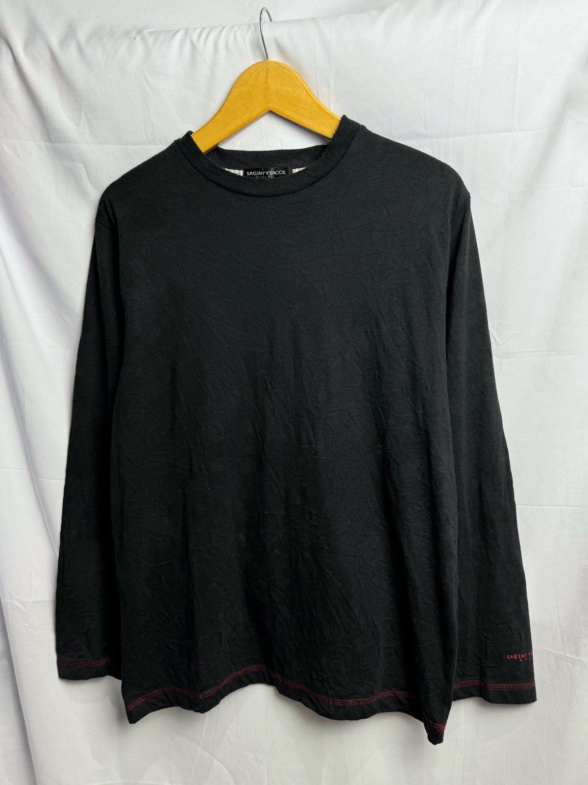 Japanese Brand × Y's for Men × Yohji Yamamoto Yohji Yamamoto Black Long Sleeve Y'saccs Size US L / EU 52-54 / 3 - 2 Thumbnail