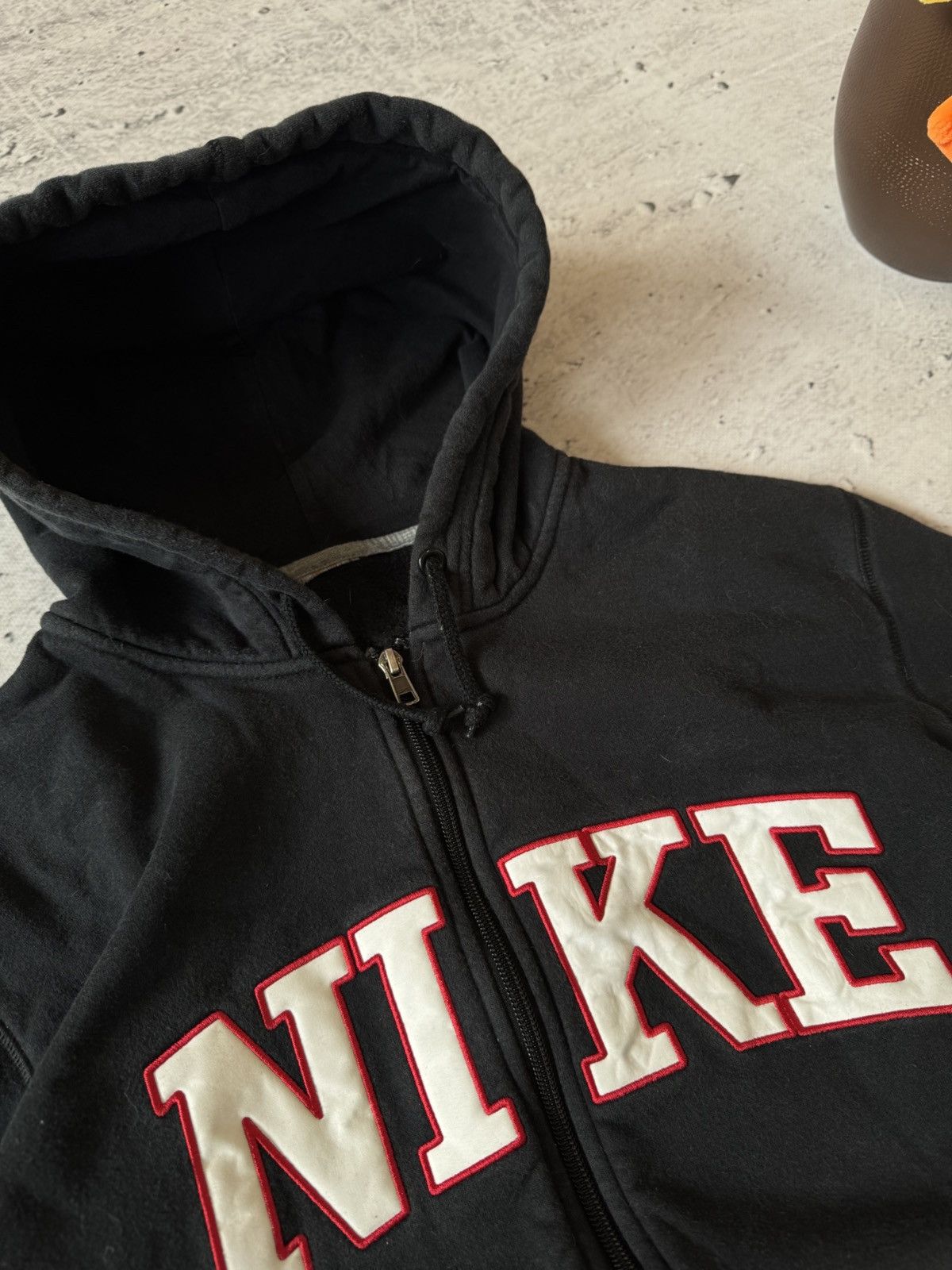Nike × Vintage NIKE VINTAGE 00s y2k OVERSIZE BAGGY ZIP HOODIE CENTER LOGO Size US L / EU 52-54 / 3 - 5 Thumbnail
