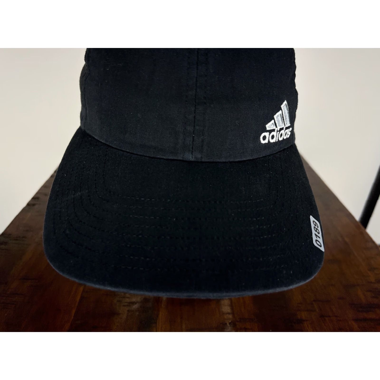 Adidas Adidas Hat Cap Strap Back Adult One Size Black Climalite Cotton Poly Golf Golfer Hat/Cap Adjustable Mens Size ONE SIZE - 3 Thumbnail