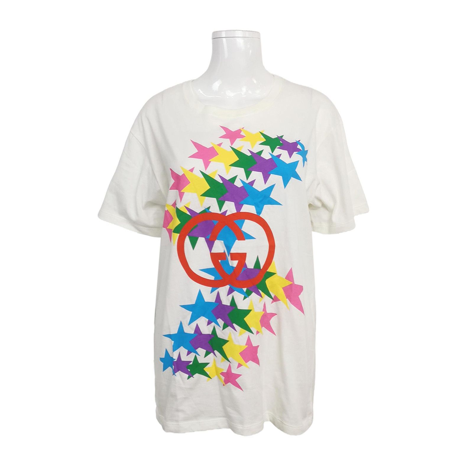 Gucci Gucci Multicolor Star T-Shirt XS Size US XS / EU 42 / 0 - 1 Thumbnail