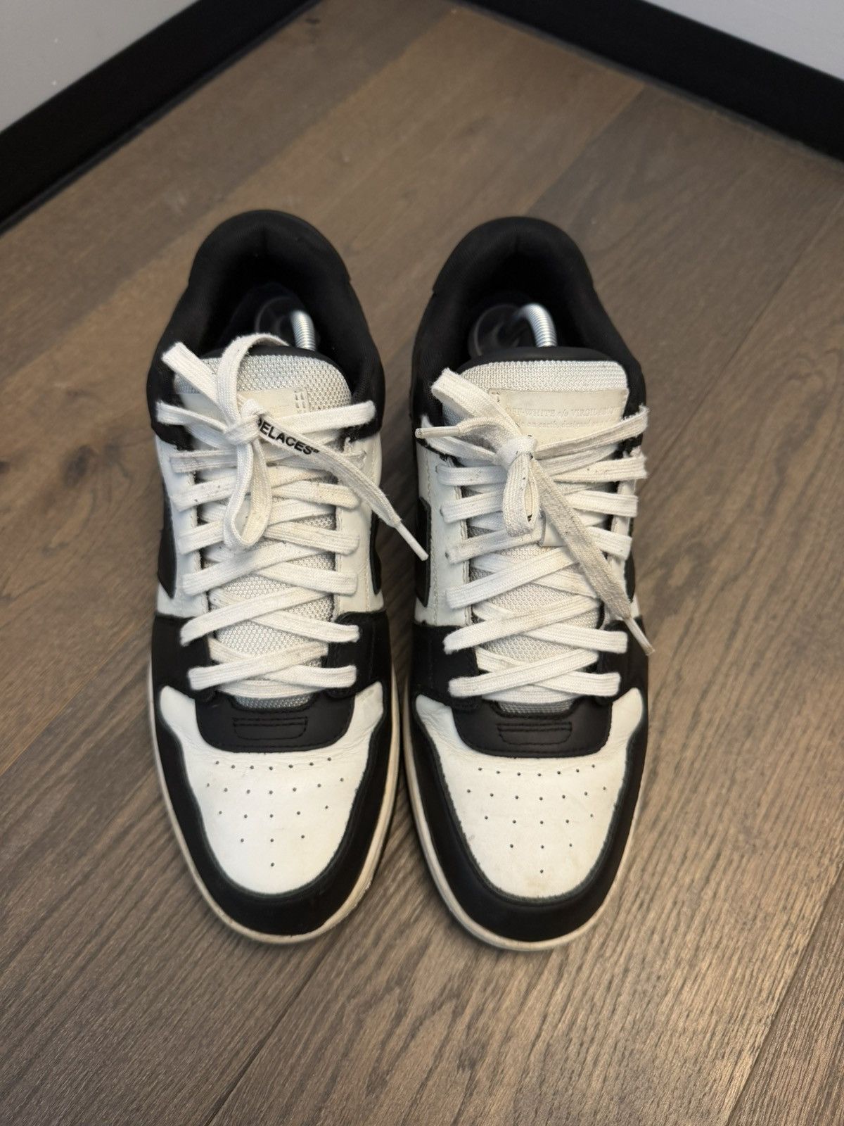 Off-White Off white Out Of Office / OOO / Black White Size US 12 / EU 45 - 3 Thumbnail