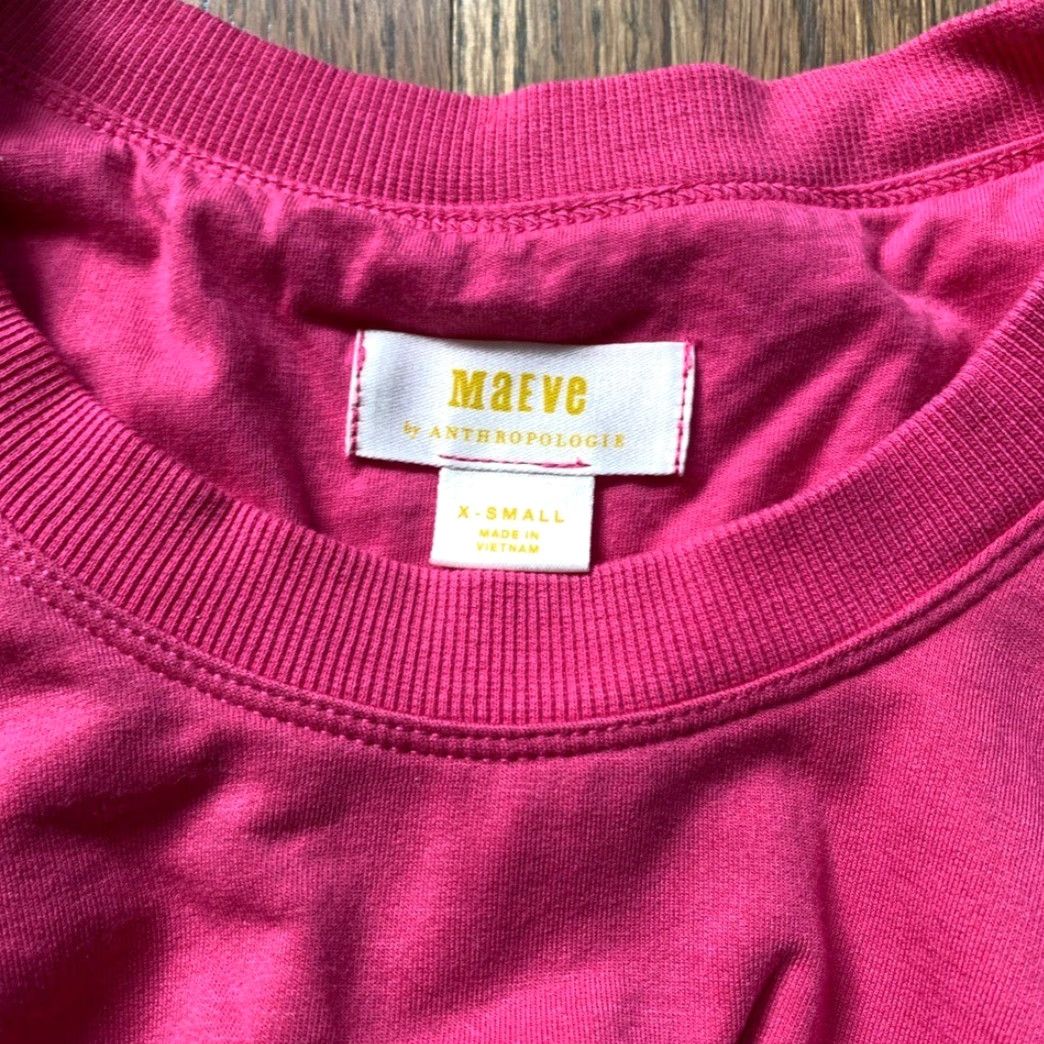 Vintage Maeve Blouse Pink XS Women Shirt Anthropologie XSmall Shirt Womens Pink Blouse 90s Theme? Size XS / US 0-2 / IT 36-38 - 5 Thumbnail
