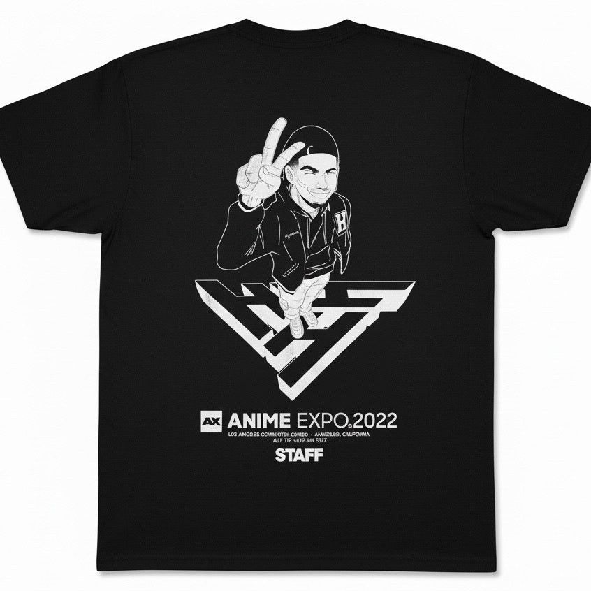 Hypland Anime Expo 2022 LA Hypland YuYu Hakusho Staff T-Shirt L Size US L / EU 52-54 / 3 - 1 Thumbnail