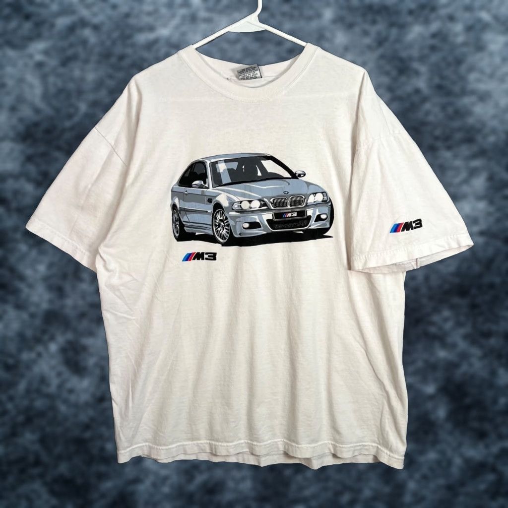 BMW VINTAGE Gear For Sports BMW M3 E46 Graphic T-Shirt Mens Size XL White Size US XL / EU 56 / 4 - 1 Thumbnail