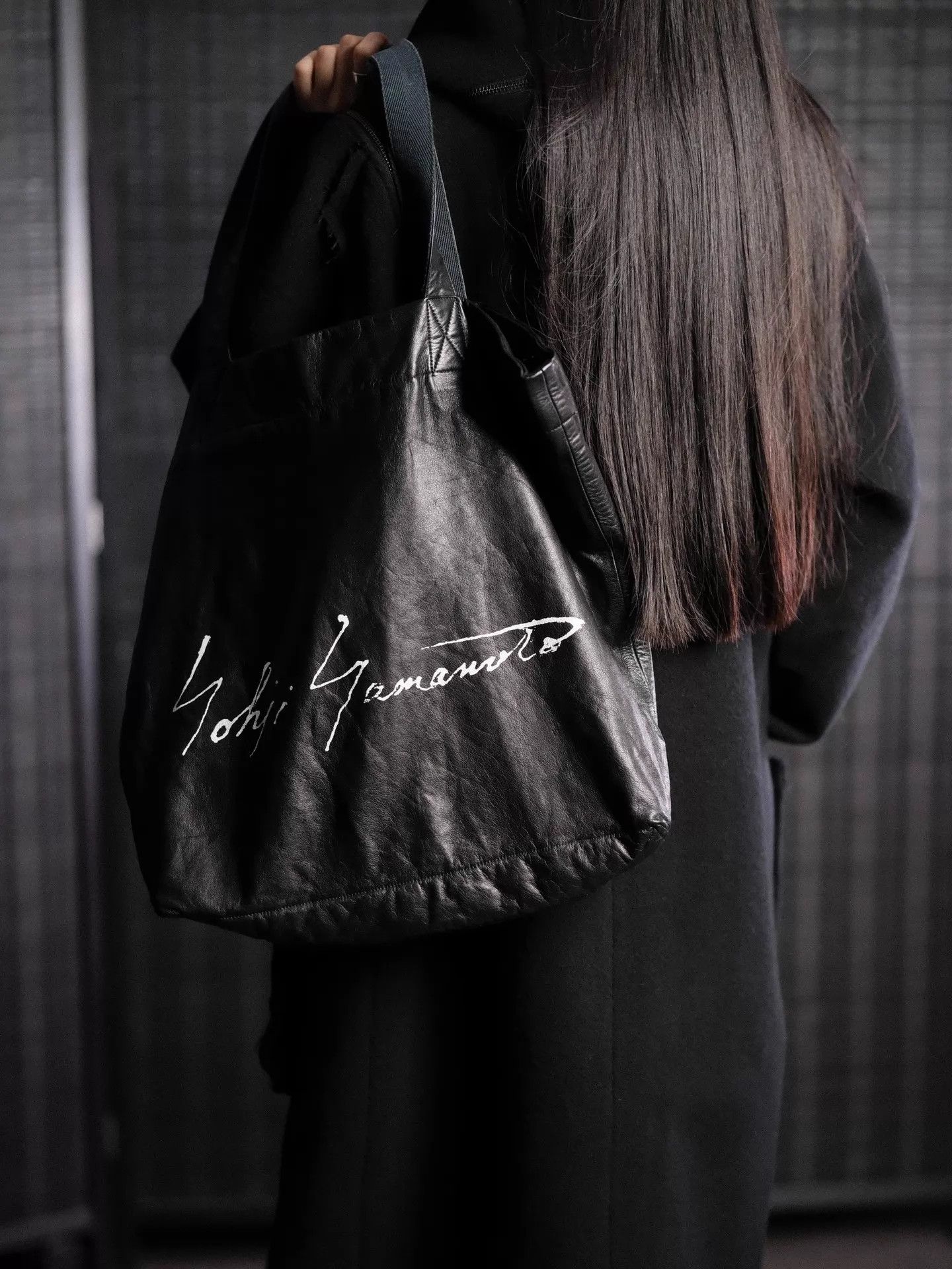 Yohji Yamamoto Yohji Yamamoto 24AW Vintage Logo Signature Tote Bag Size ONE SIZE - 5 Thumbnail