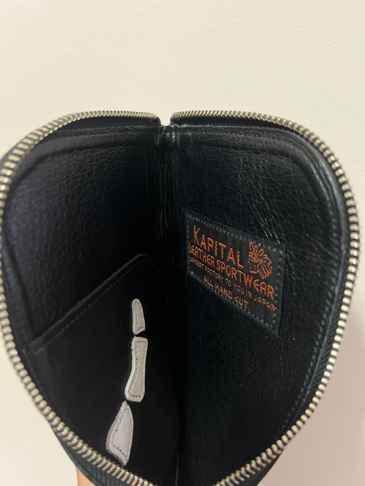 Kapital Kapital Bones Wallet Cash/Card Holder Zip Size ONE SIZE - 3 Thumbnail