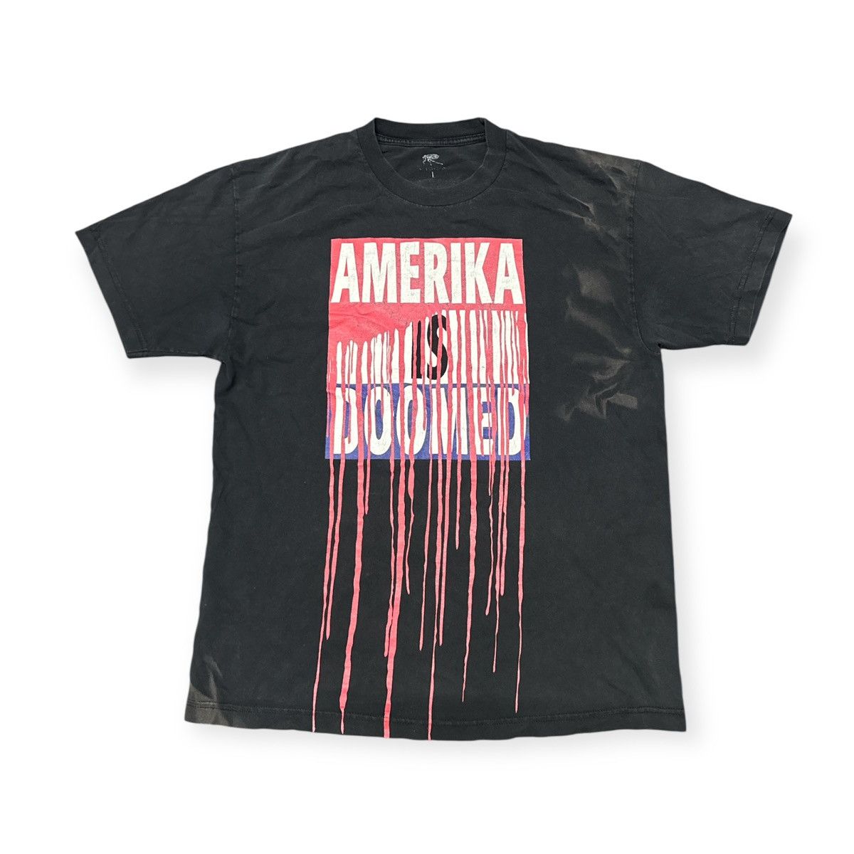 Vintage 5TH COLUMN AMERIKA IS DOOMED TSHIRT Size US L / EU 52-54 / 3 - 1 Thumbnail