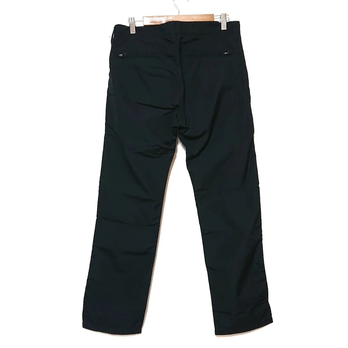 Comme des Garcons Homme Casual Pants Wool Polyester full length straight cut Black Size US 34 / EU 50 - 2 Thumbnail