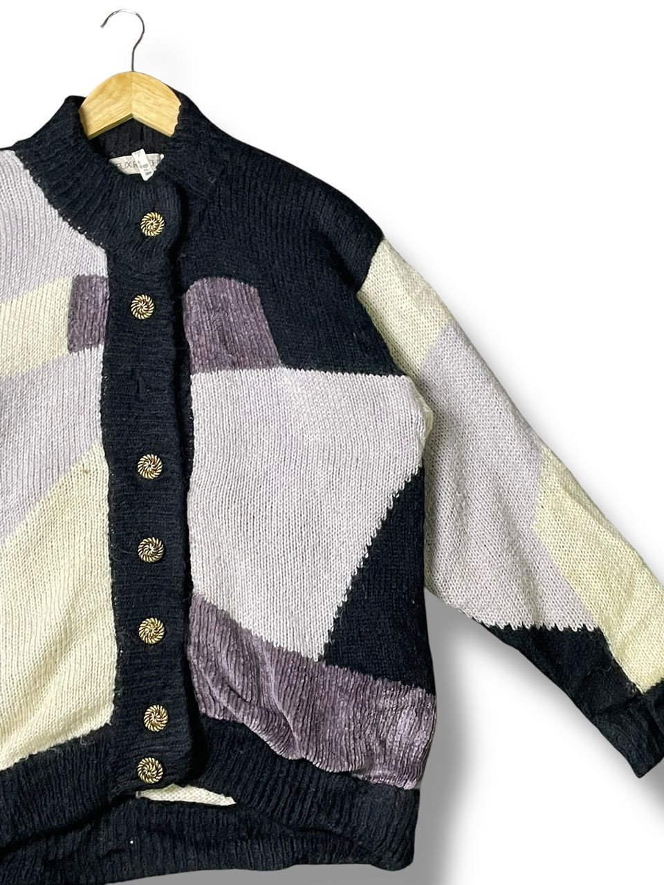 Designer × Vintage Vintage Deux Roche Knit Cardigan (2) Size US S / EU 44-46 / 1 - 4 Thumbnail
