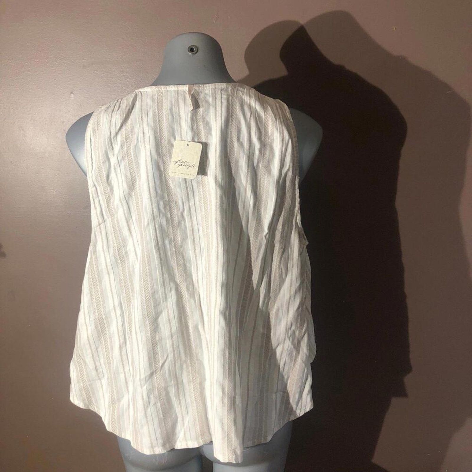 Free People Top blouse shirt tie front vest free people Size S / US 4 / IT 40 - 3 Thumbnail