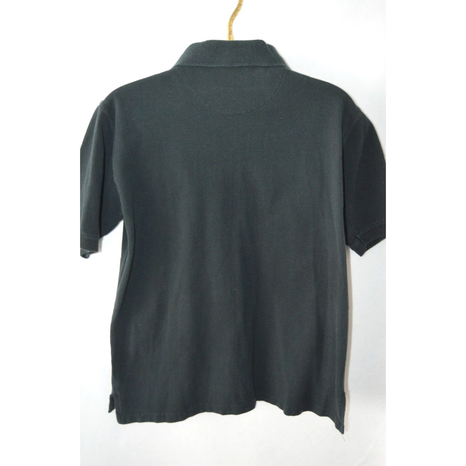 Vintage Steve & Barry's Polo Shirt Men's L Short Sleeve Solid Black Pullover Shirt polo shirt casual golf clothes Size US L / EU 52-54 / 3 - 2 Thumbnail