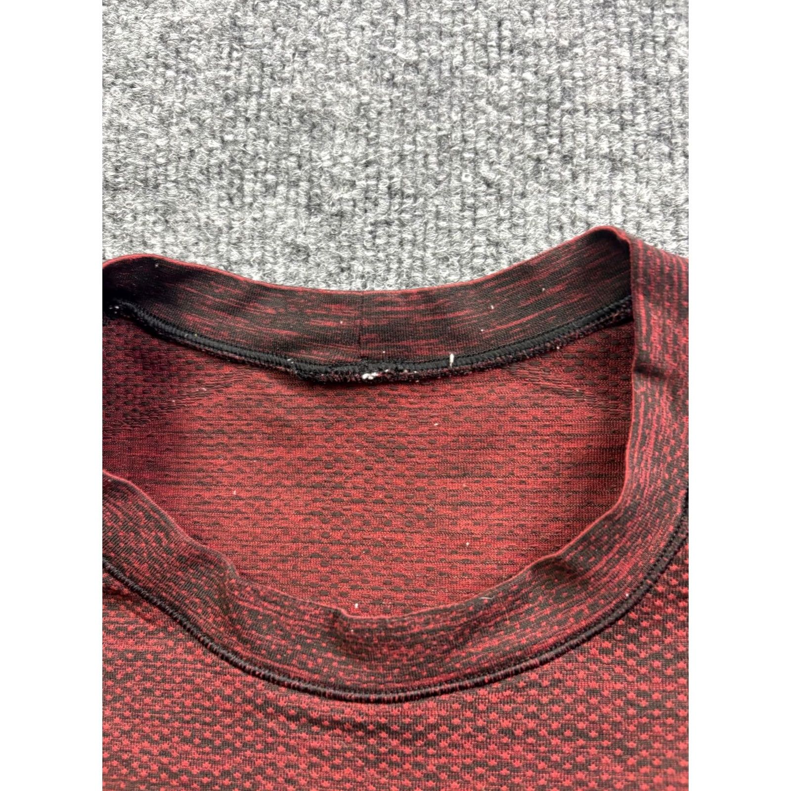 Lululemon Lululemon Shirt Mens Large Red Short Sleeve Athletic Running Training Top Size US M / EU 48-50 / 2 - 2 Thumbnail