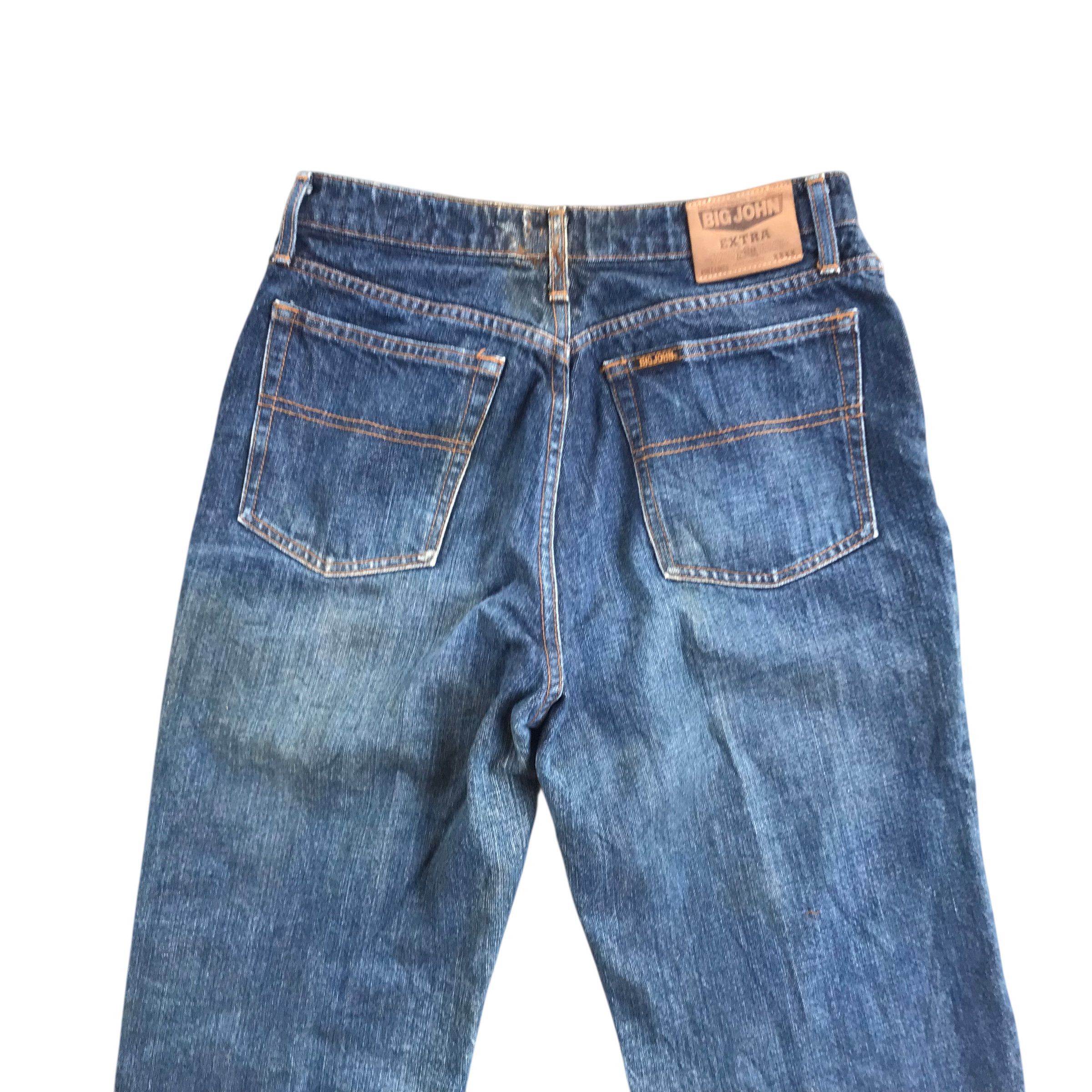 Tornado Mart FLARE!!Vintage 70s Big John Denim Zipper Talon-Size 27 Size US 27 - 7 Thumbnail