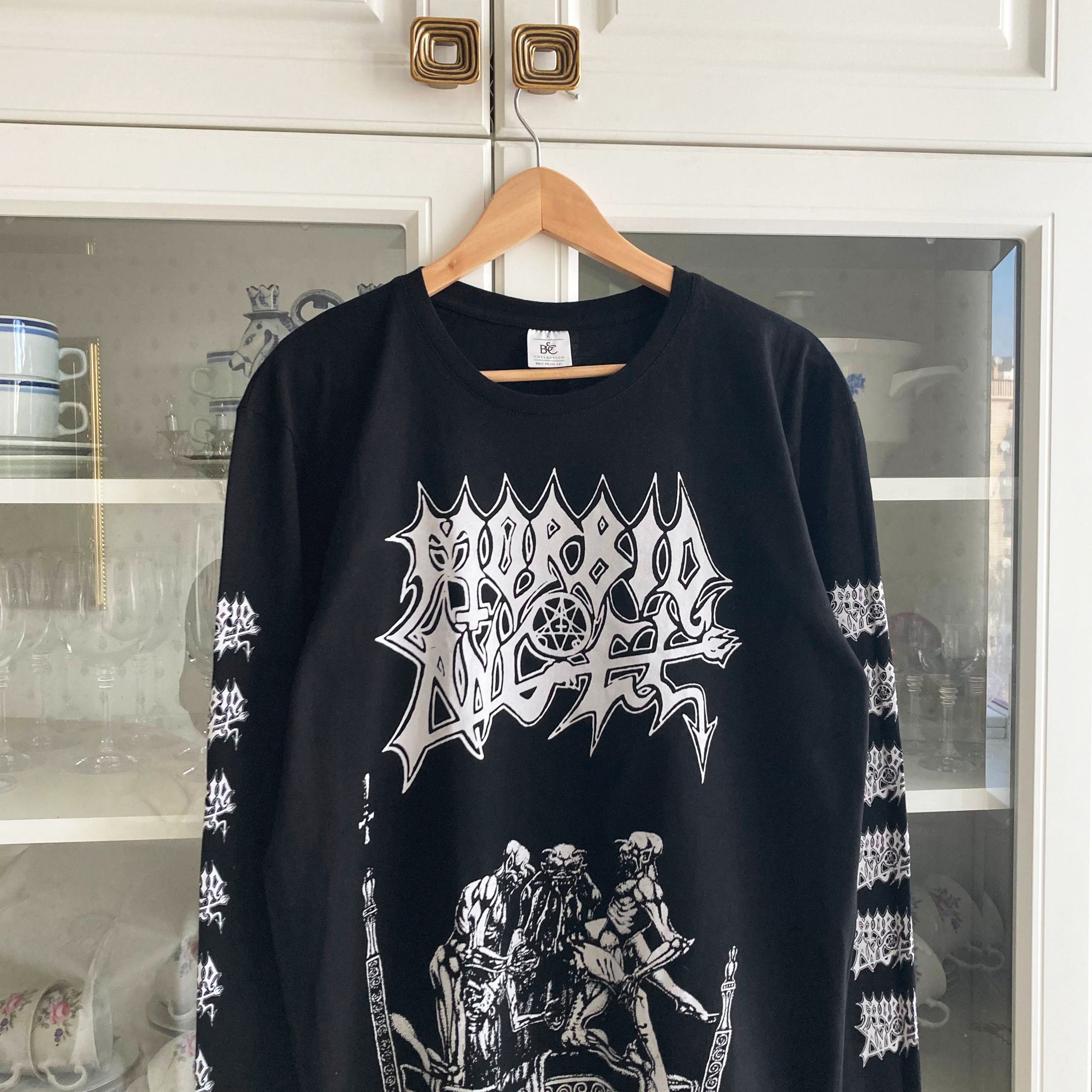 Band Tees Long Sleeve Morbid Angel - Abominations Of Desolation Size US L / EU 52-54 / 3 - 2 Thumbnail