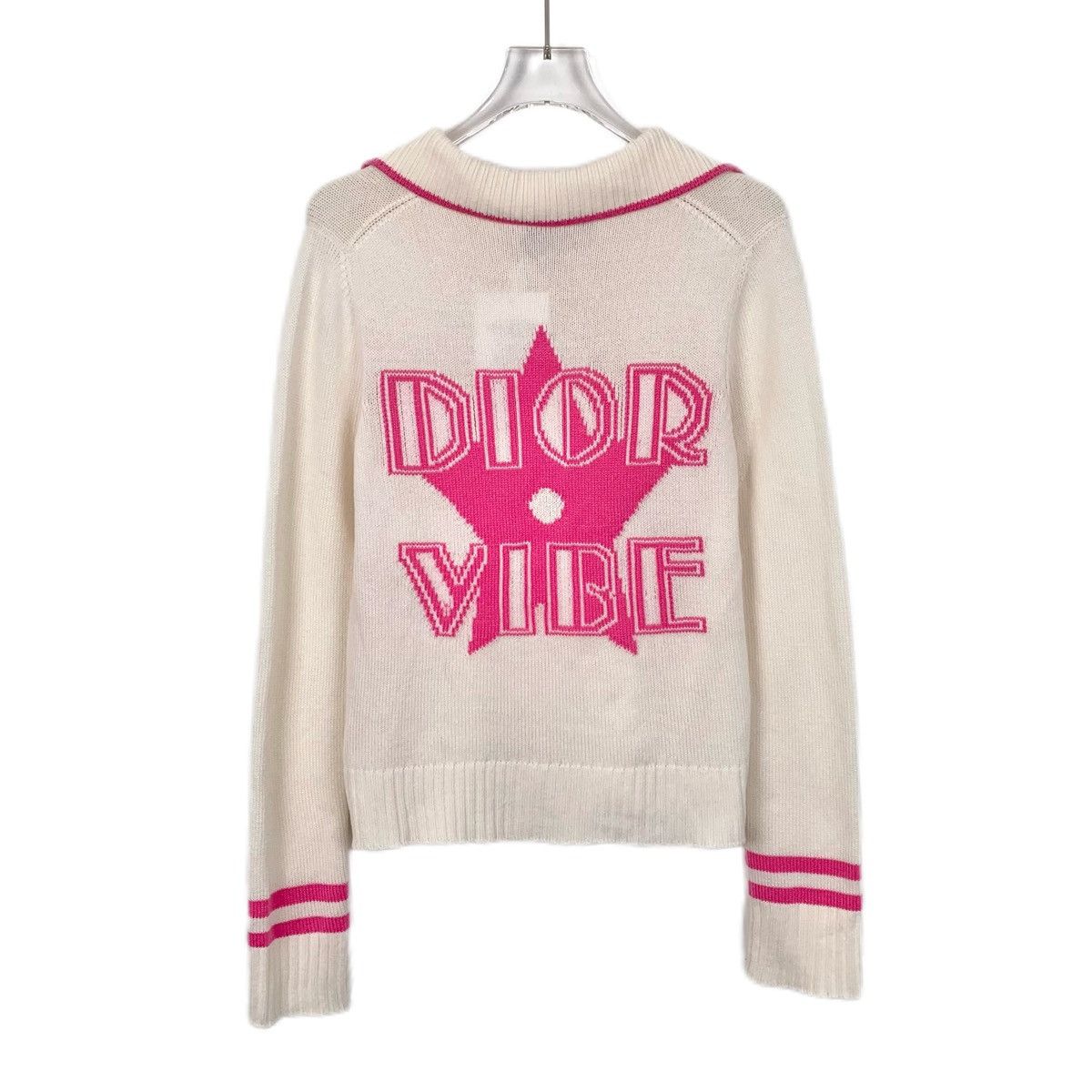 Dior Christian Dior Striped Long Sleeve Knit Top K26WX Size XXS / US 00 / IT 34 - 2 Thumbnail