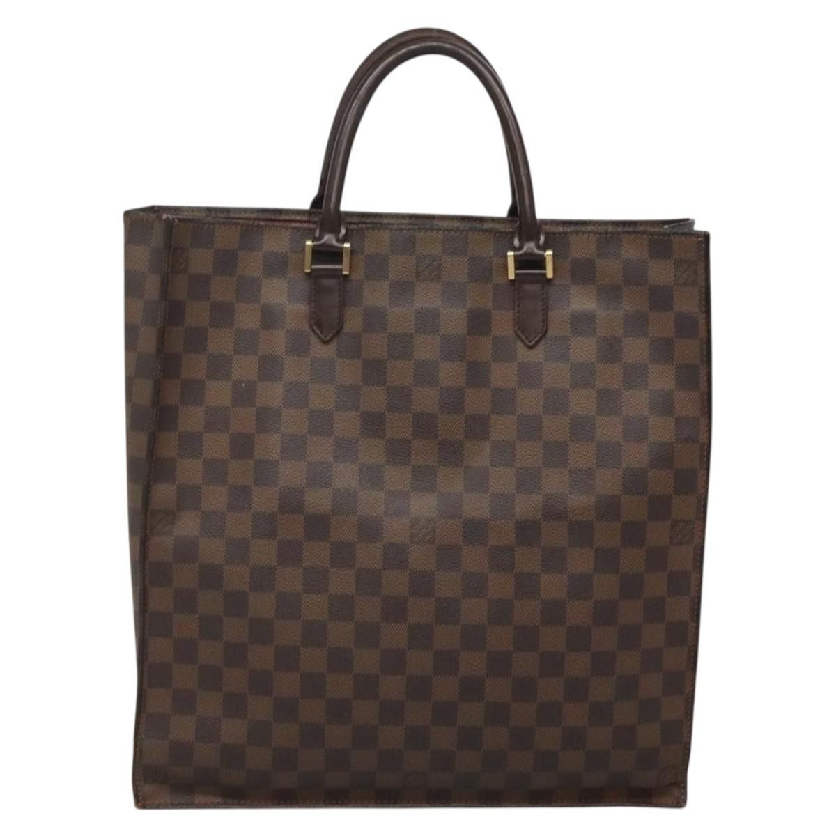 Louis Vuitton LOUIS VUITTON Damier Ebene Sac Plat Hand Bag N51140 Size ONE SIZE - 2 Thumbnail