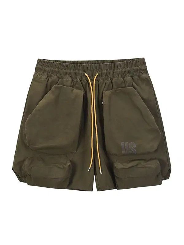 Japanese Brand VIBE Multi-pocket heavy duty cargo shorts Size US 34 / EU 50 - 8 Thumbnail