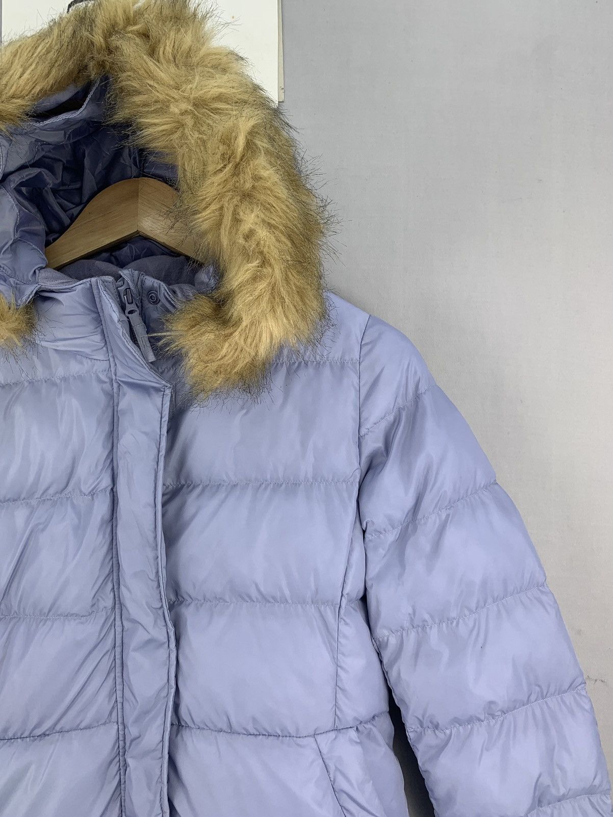 Japanese Brand × Uniqlo Uniqlo Winter Faux Fur Puffer Hoodie Down Jacket Size ONE SIZE - 5 Thumbnail