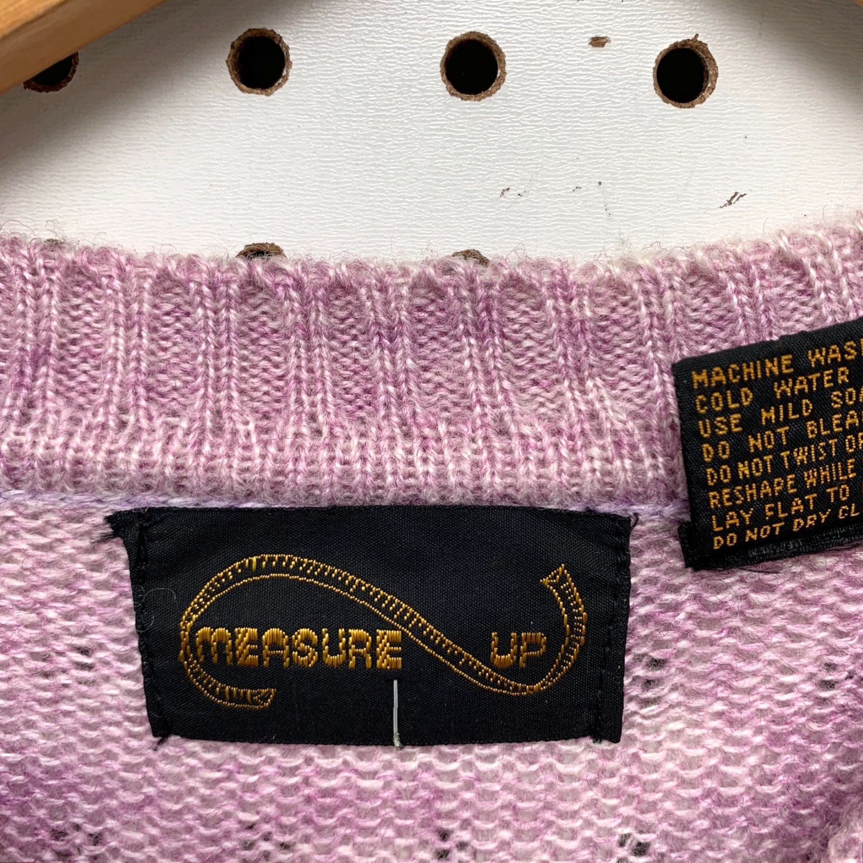Vintage VINTAGE MEasure Up Knit Sweater Mens M Purple Acrylic Crew Neck Pullover 22.5x28 Remaining Details Size US M / EU 48-50 / 2 - 7 Thumbnail
