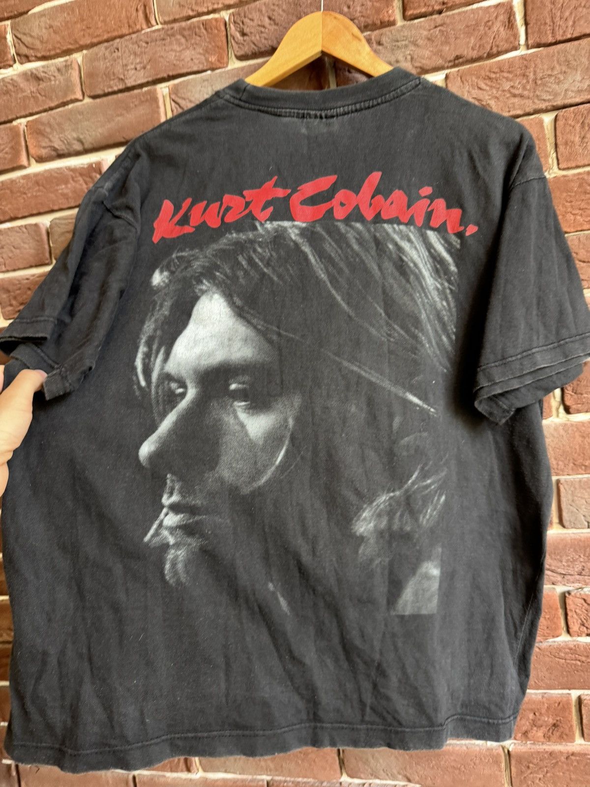 Band Tees Vintage 90s Nirvana Kurt Cobain Buddhist Grunge Band T shirt Size US L / EU 52-54 / 3 - 4 Thumbnail