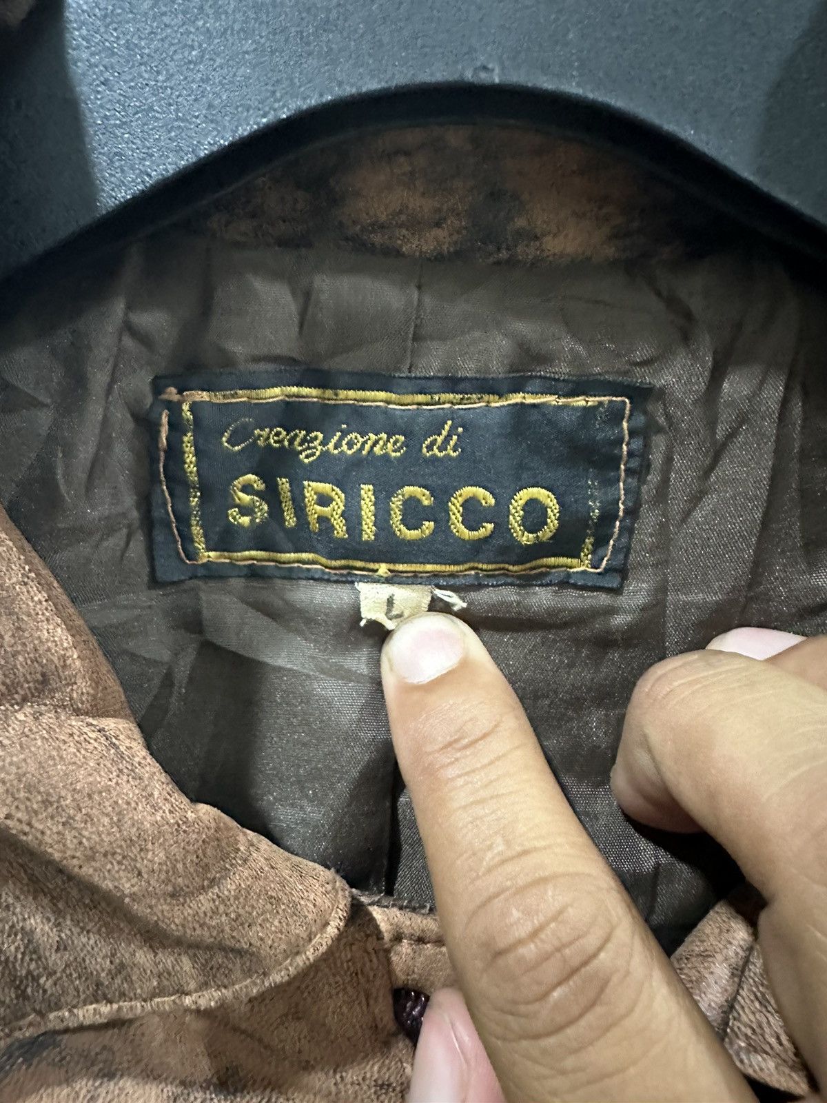 Japanese Brand 90's Creazione Di Siricco Leather Jacket Size US L / EU 52-54 / 3 - 9 Thumbnail