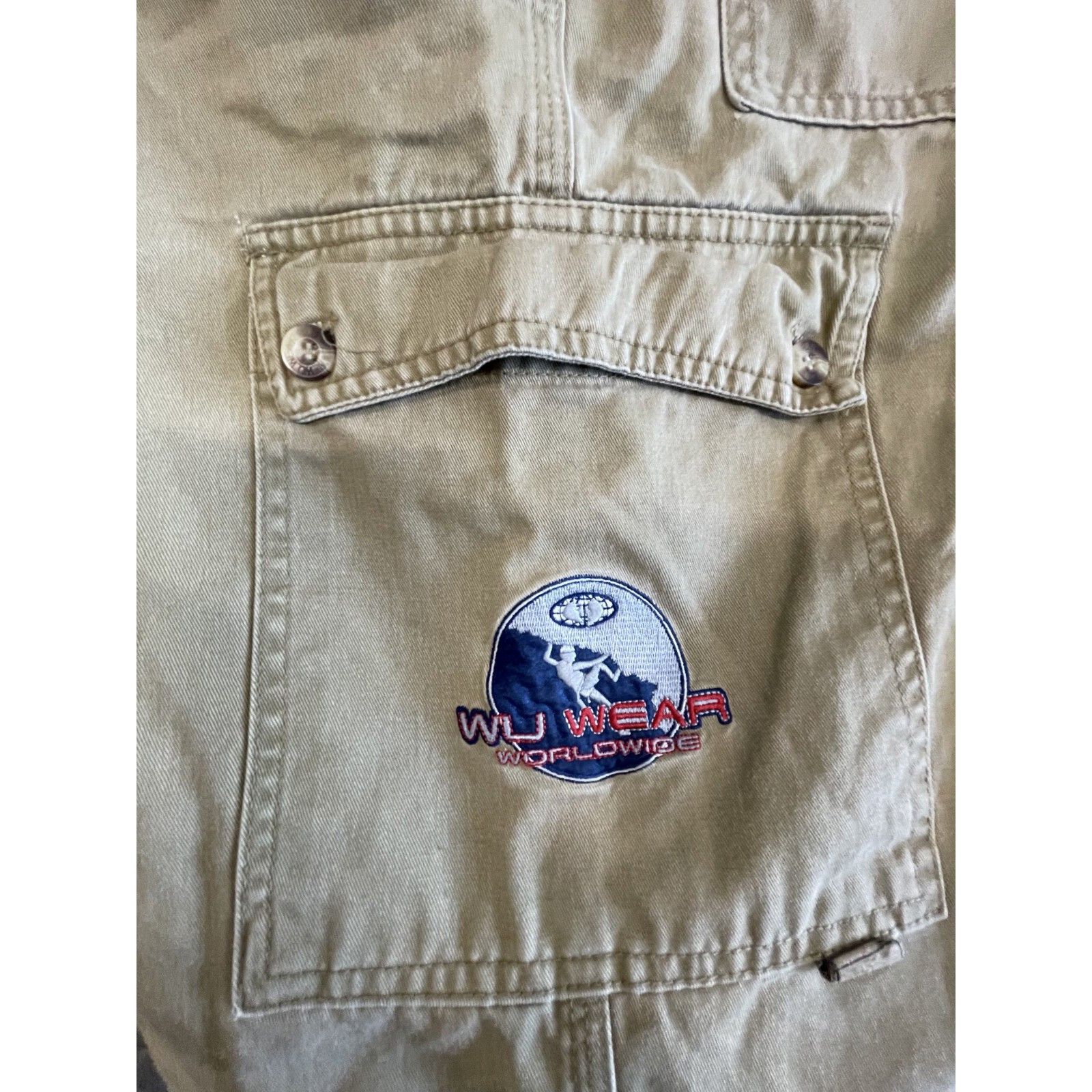Other VTG 90S Y2K RARE WU WEAR KHAKIS SHORTS SZ 42 WU TANG CLAN MI Size US 42 / EU 58 - 2 Thumbnail