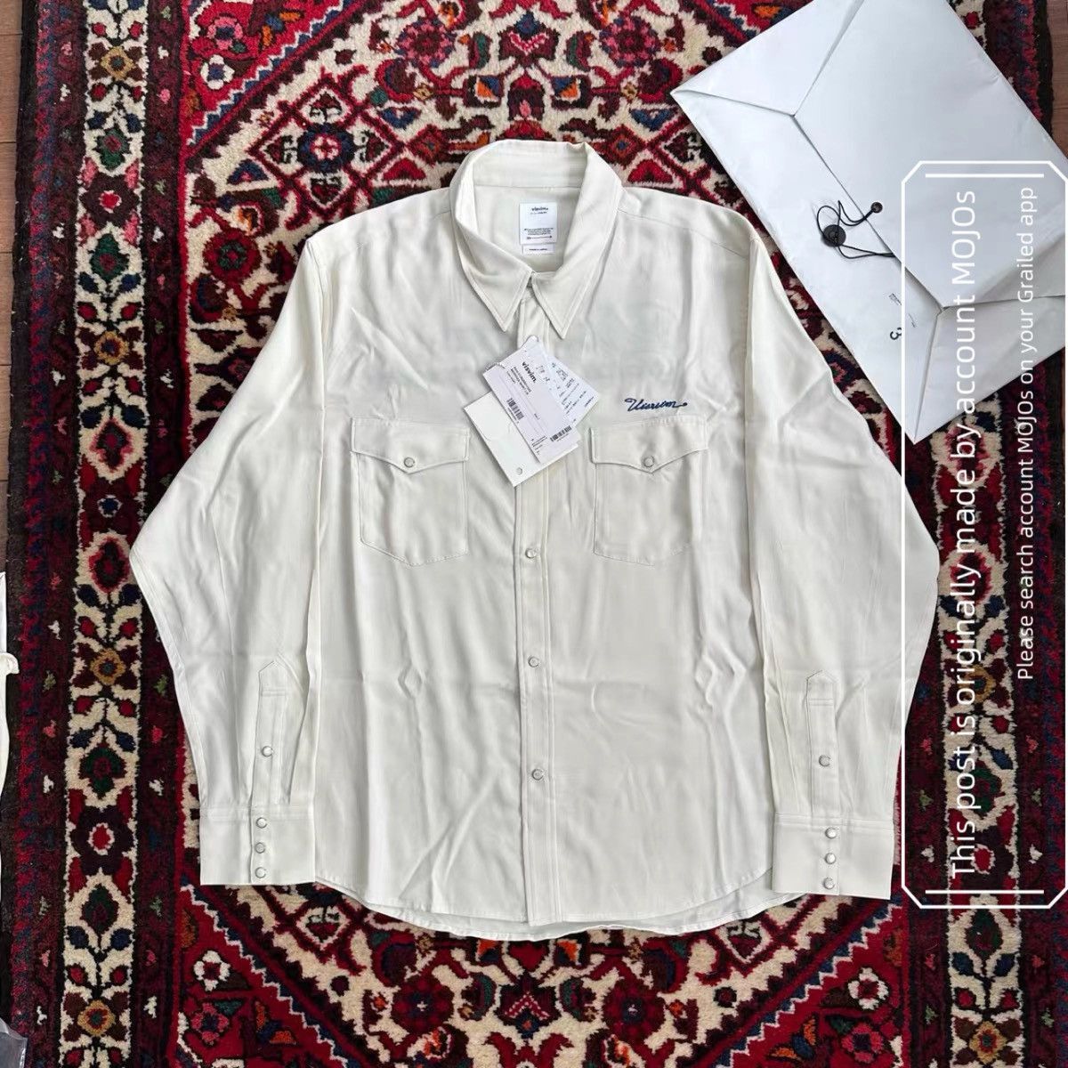 Visvim Sz 3 Visvim 26AW Meridian Shirt L/S Shirt mo.jos553 Size US L / EU 52-54 / 3 - 2 Thumbnail