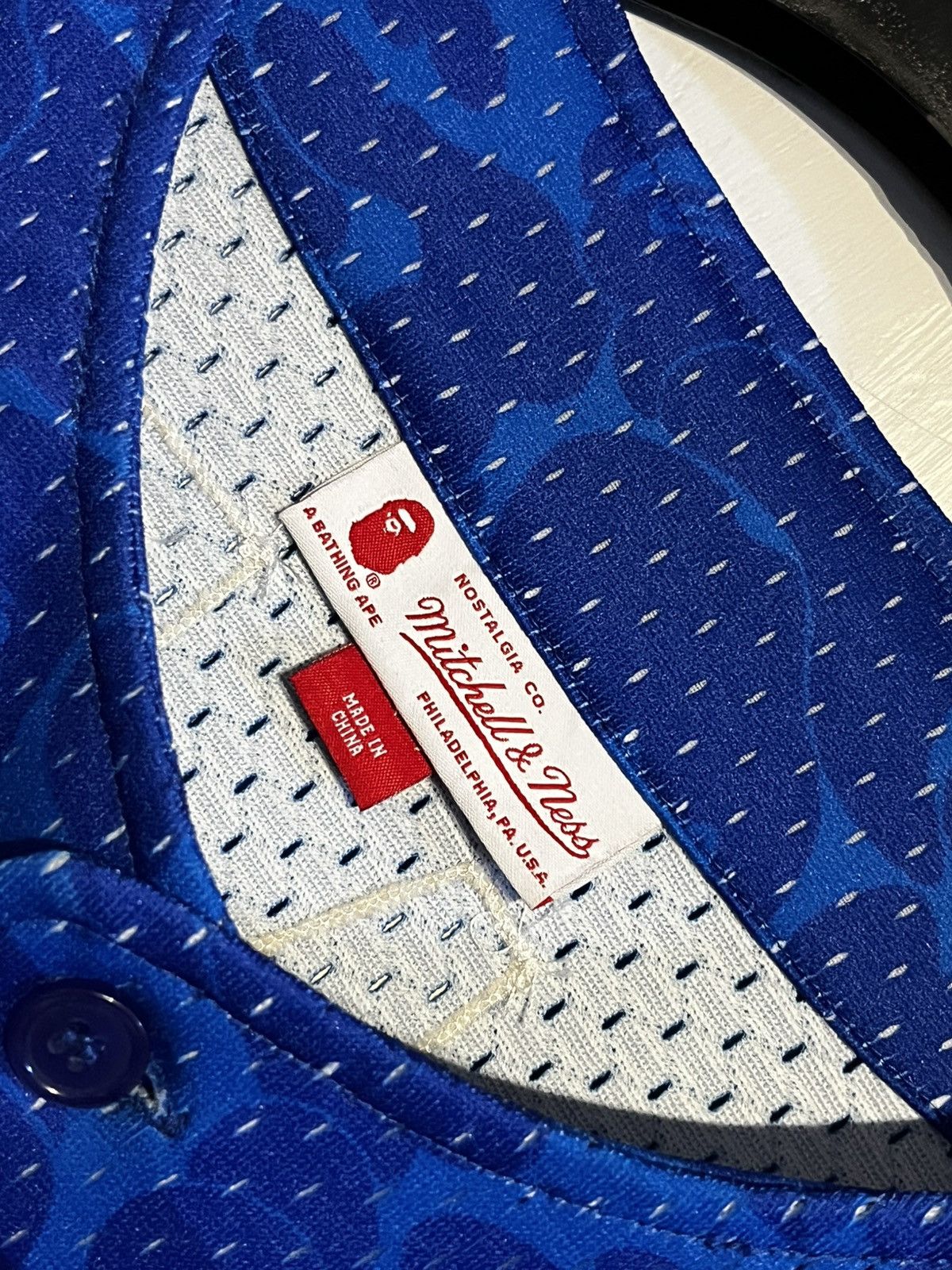 Bape × Mitchell & Ness Bape Mitchell Ness Jersy LA Dodgers Size US M / EU 48-50 / 2 - 4 Thumbnail