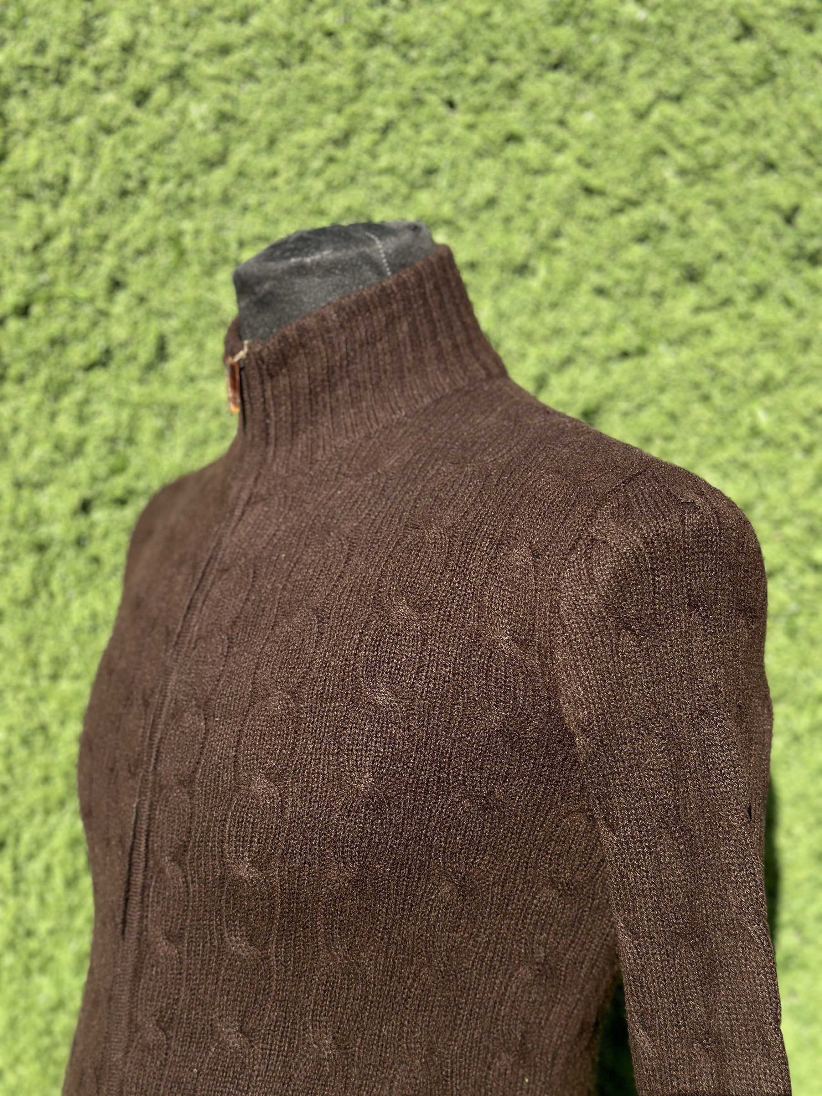 Ralph Lauren Black Label Ralph Lauren Black Label Cashmere Knit Zip Cardigan Size M Size M / US 6-8 / IT 42-44 - 7 Thumbnail