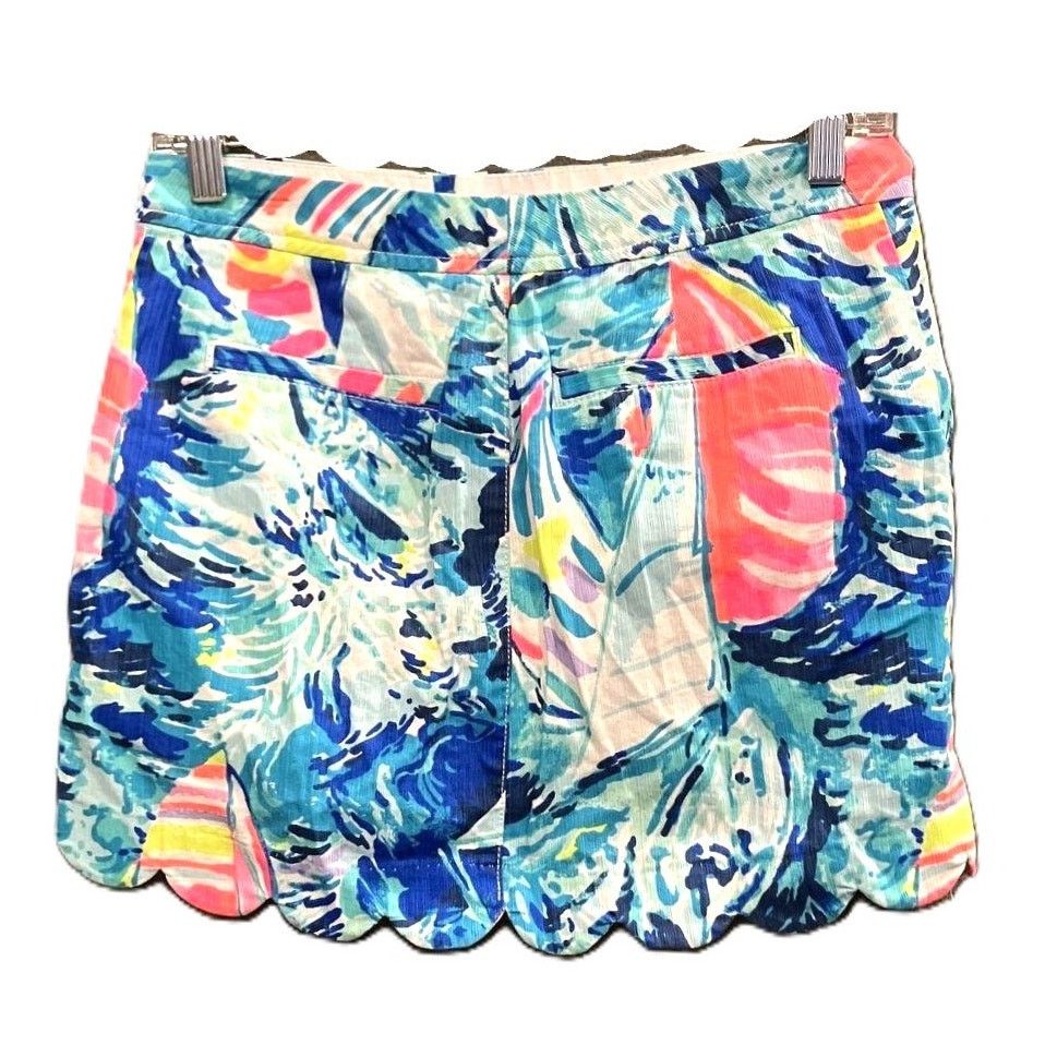 Lilly Pulitzer Lilly Pulitzer Colette Blue Ibiza Cabana Cocktail Skort Size 24" / US 00 / IT 34 - 7 Thumbnail