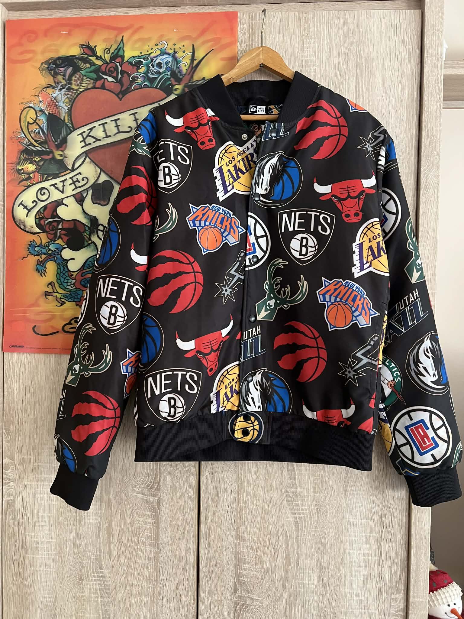 NBA NBA New Era Bomber jacket Y2k 🔥💥 Size US L / EU 52-54 / 3 - 1 Thumbnail