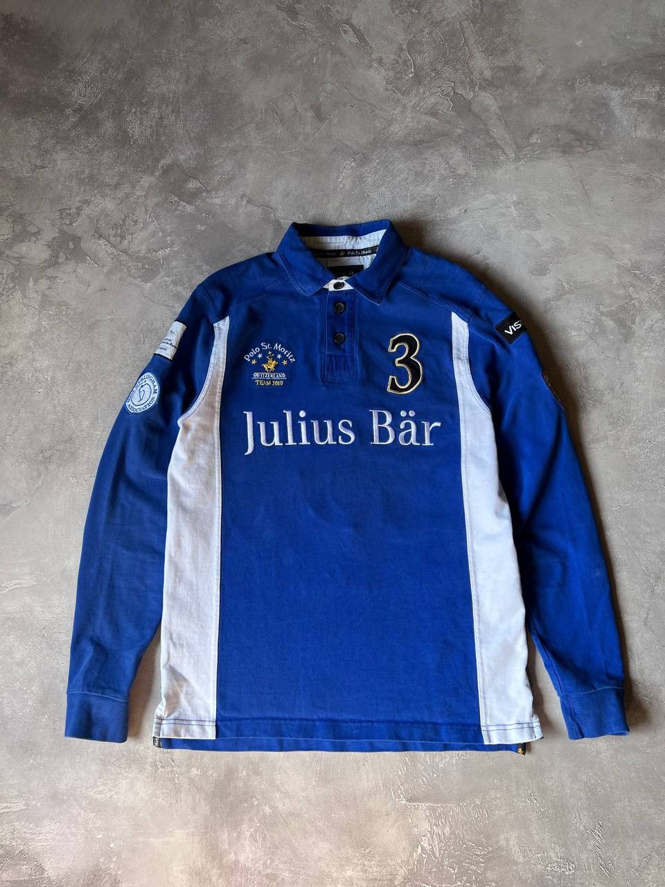 Vintage Vintage Polo St.Moritz Rugby Shirt Size US M / EU 48-50 / 2 - 1 Thumbnail