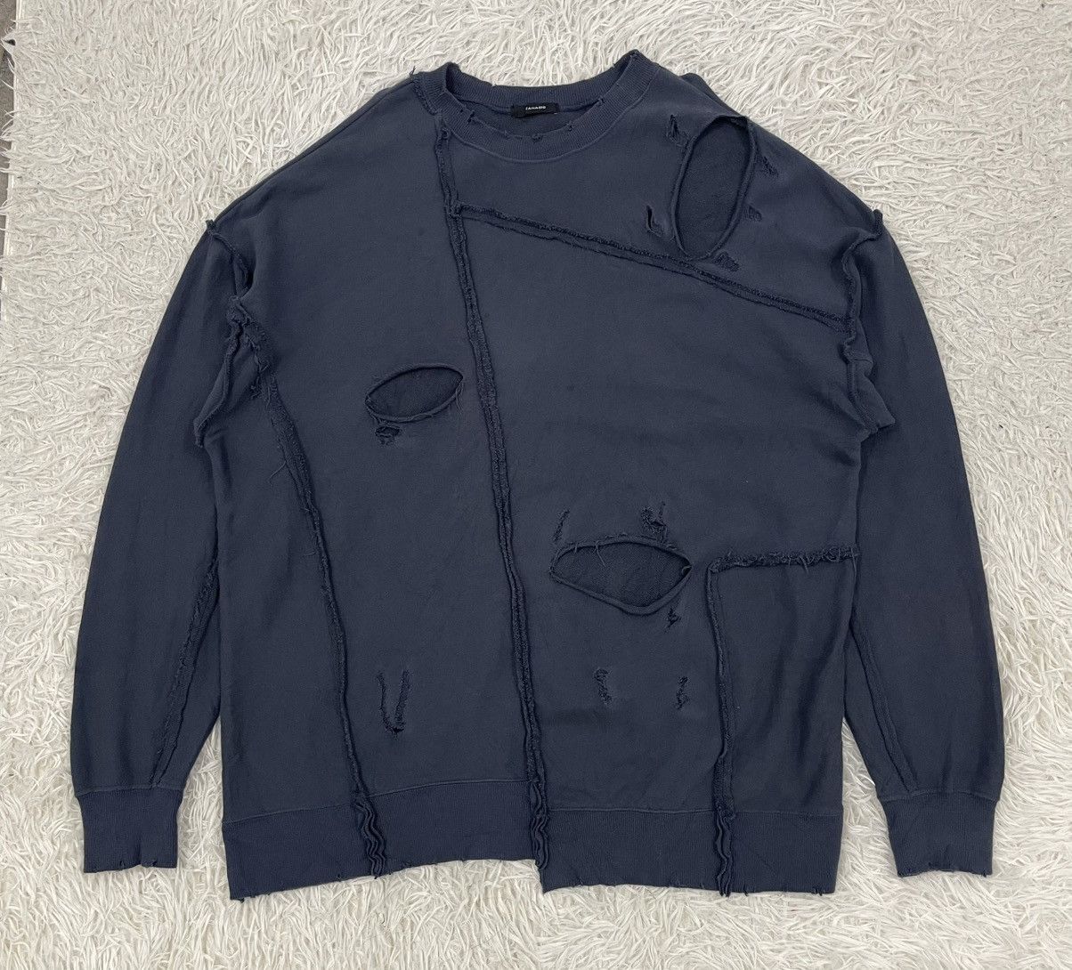 If Six Was Nine Nice Distress Trashed Style Design Sweatshirt by Jeanasis Size US L / EU 52-54 / 3 - 1 Thumbnail