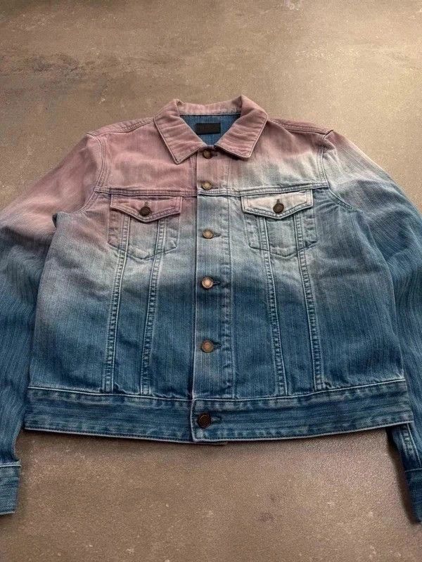 Saint Laurent Paris Saint Laurent denim jacket 2020s luxury street wear archive Size US S / EU 44-46 / 1 - 5 Thumbnail