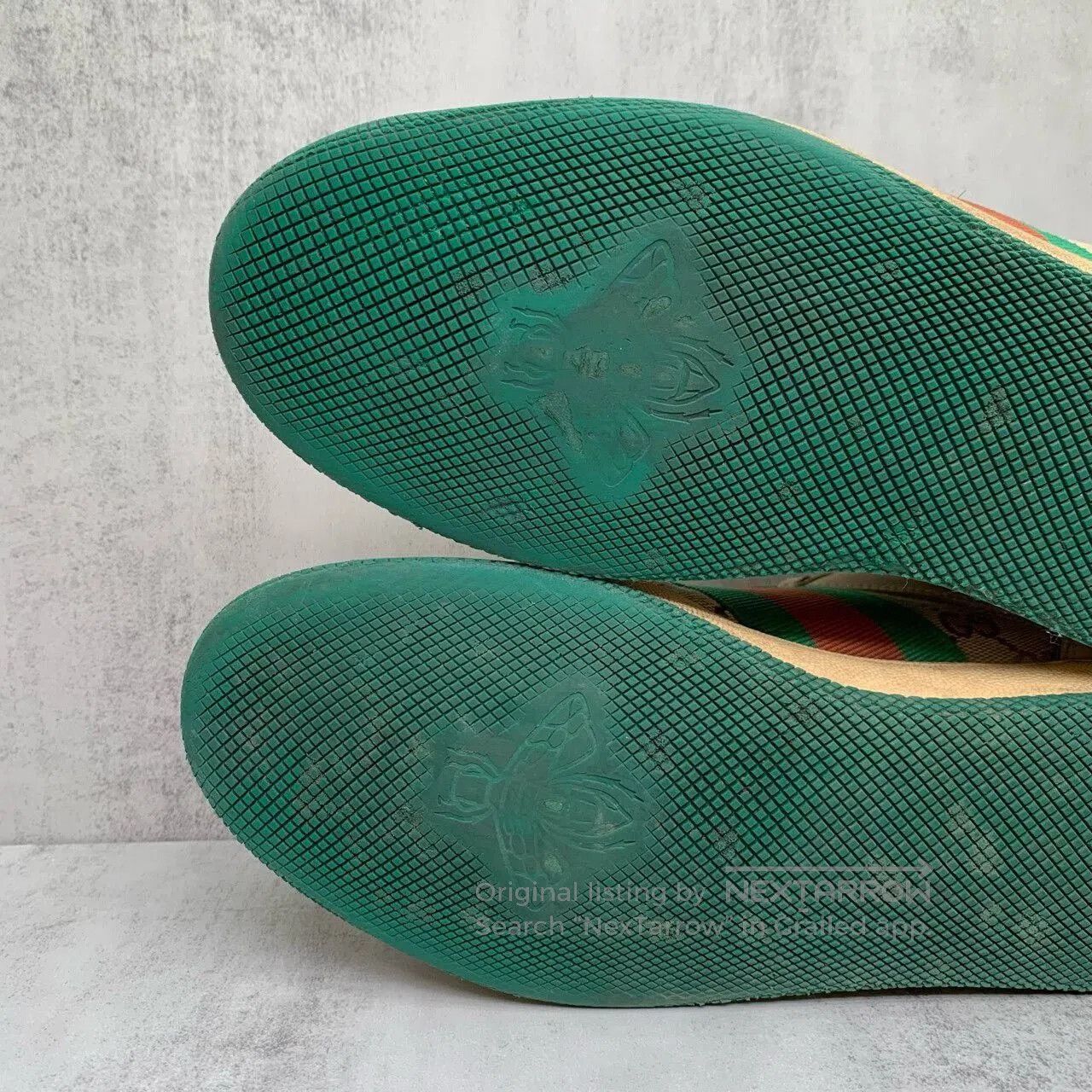 Gucci gucci green tail sneakers size 42. Size US 11 / EU 44 - 8 Thumbnail