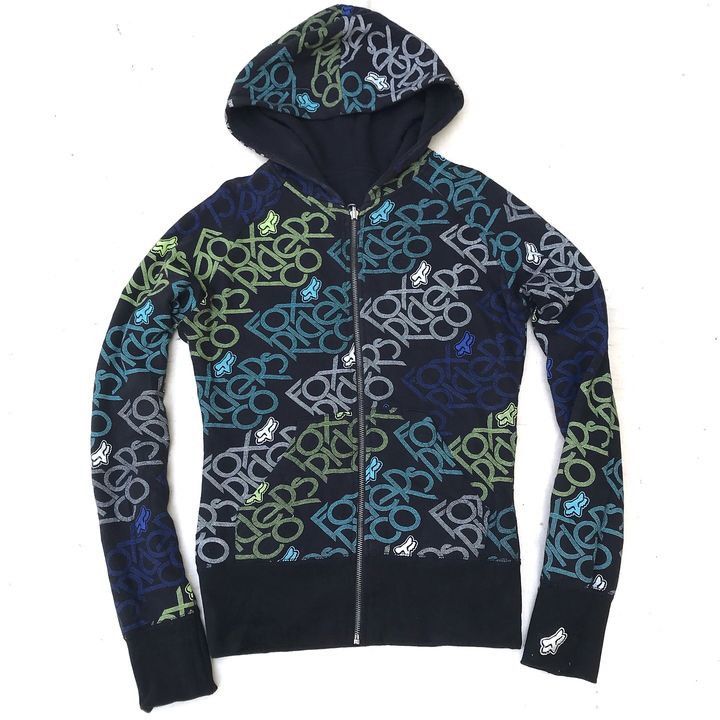Fox Racing Fox Racing Black Zip Hoodie Jacket Reversible hoodie design Size US M / EU 48-50 / 2 - 8 Thumbnail