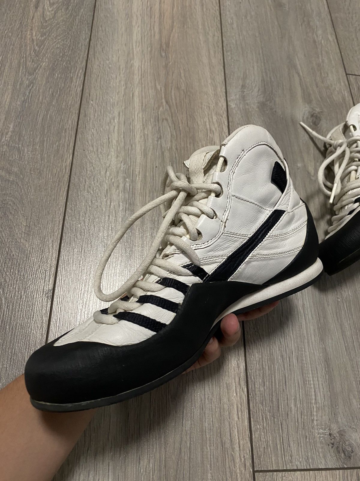 Jil Sander × Puma 🚨 Rare Vintage Puma X Jil Sander Sneakers 90s Leather Y2K Size US 7.5 / EU 40-41 - 2 Thumbnail