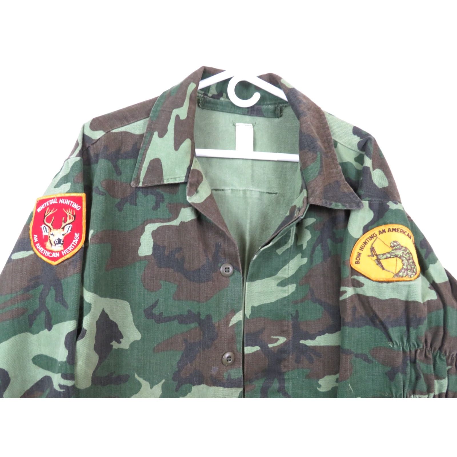 Vintage VTG 1960's USA The Camo Clan Camouflage Flannel Shirt L Men Button-Up Size US L / EU 52-54 / 3 - 3 Thumbnail